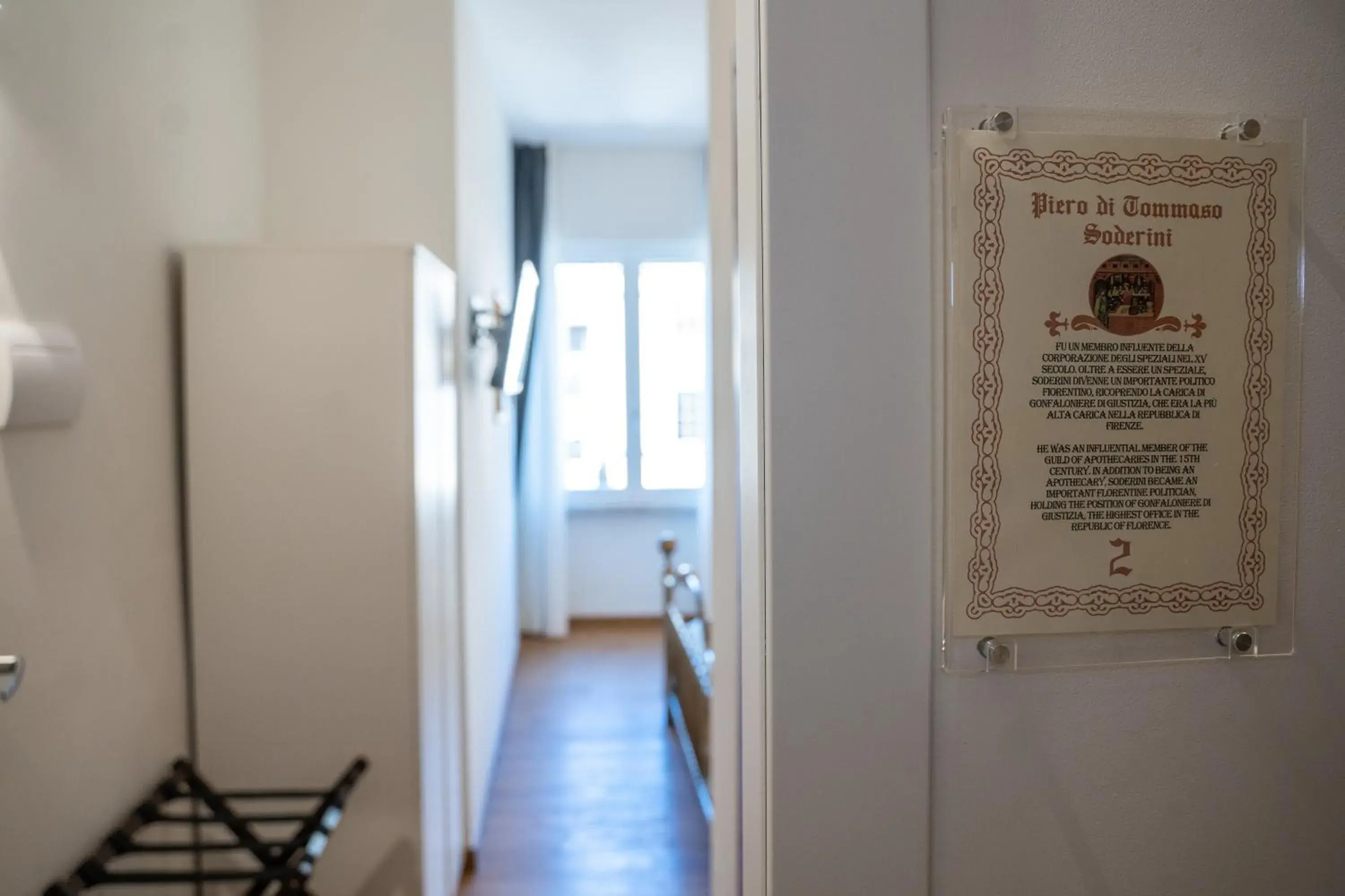 Decorative detail in Residenza degli Speziali Decorative detail in Residenza degli Speziali