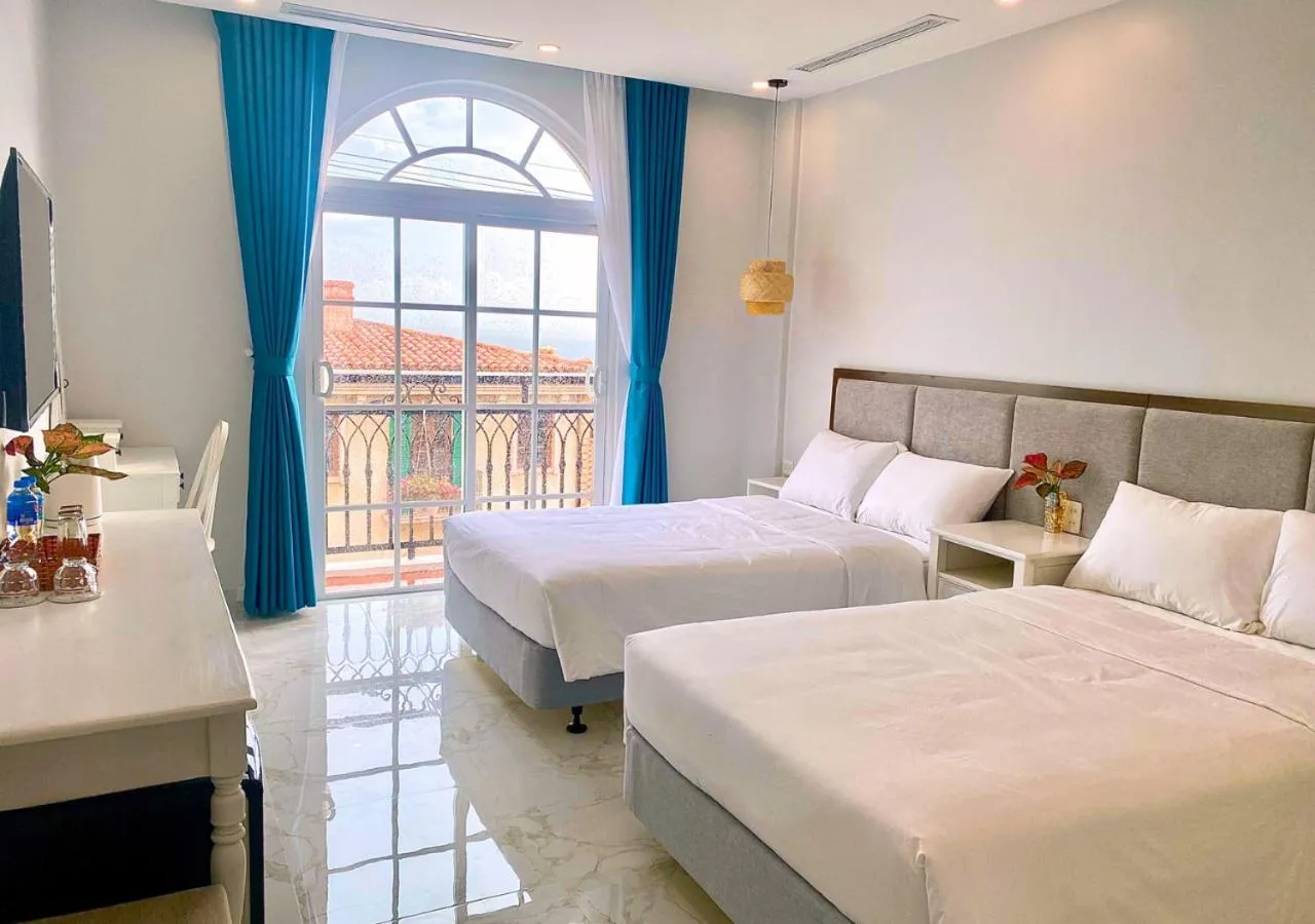 Bed in Moonlight Hotel Phu Quoc