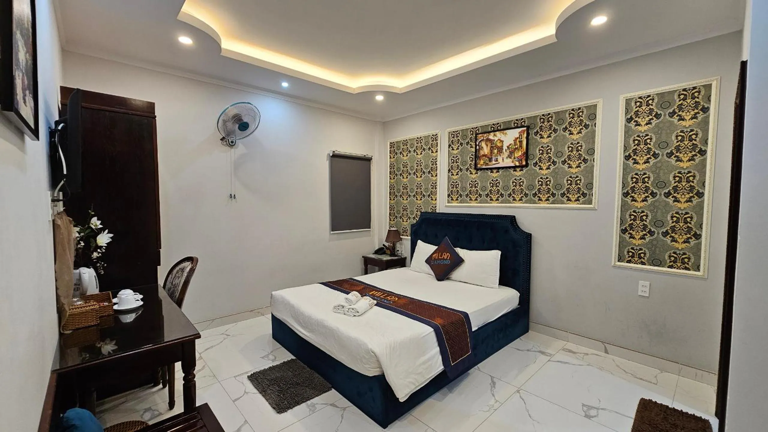 Photo of the whole room, Bed in Milan Diamond Hotel