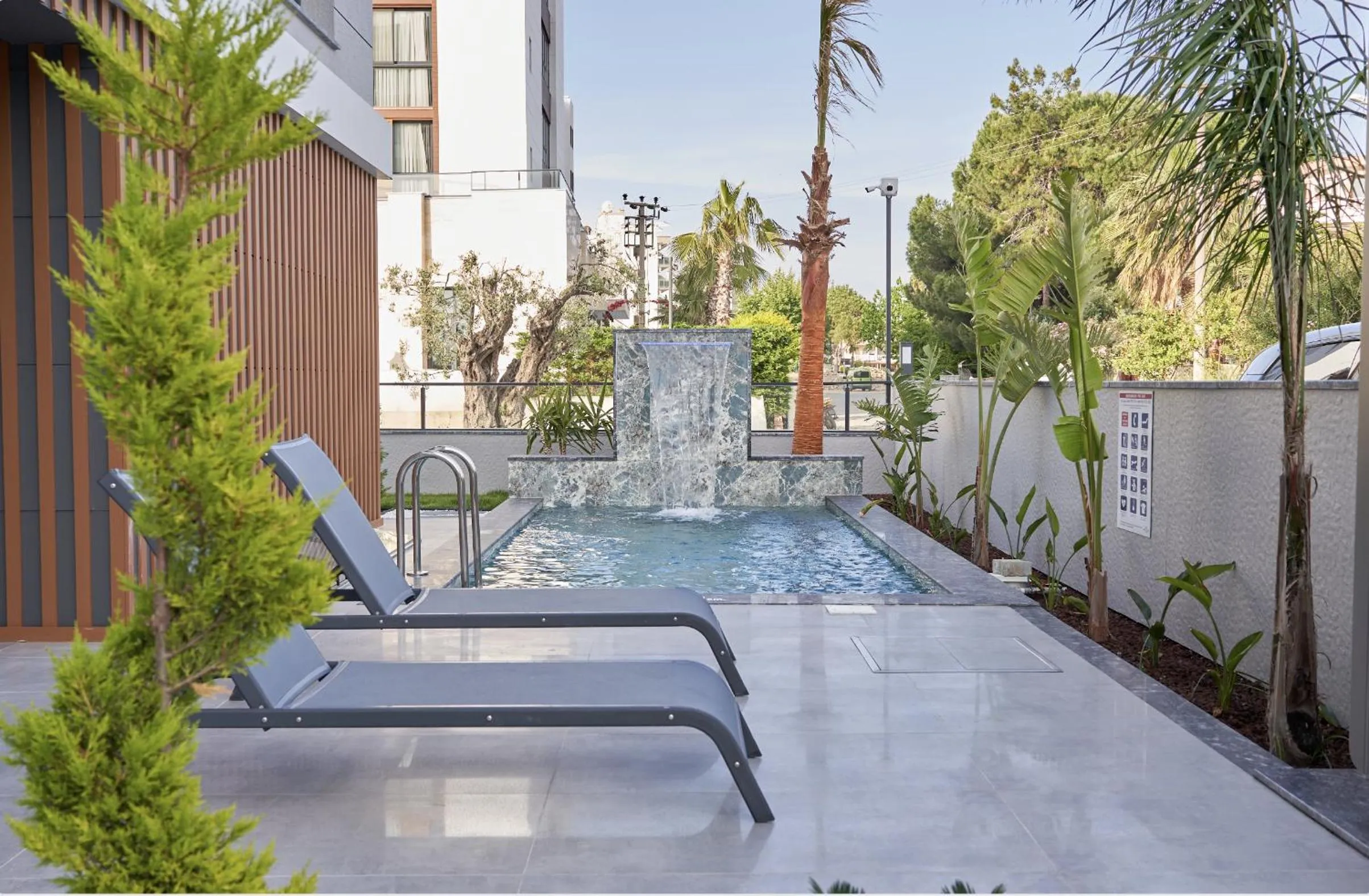 Pool view in Artan Suites Tatil Evleri