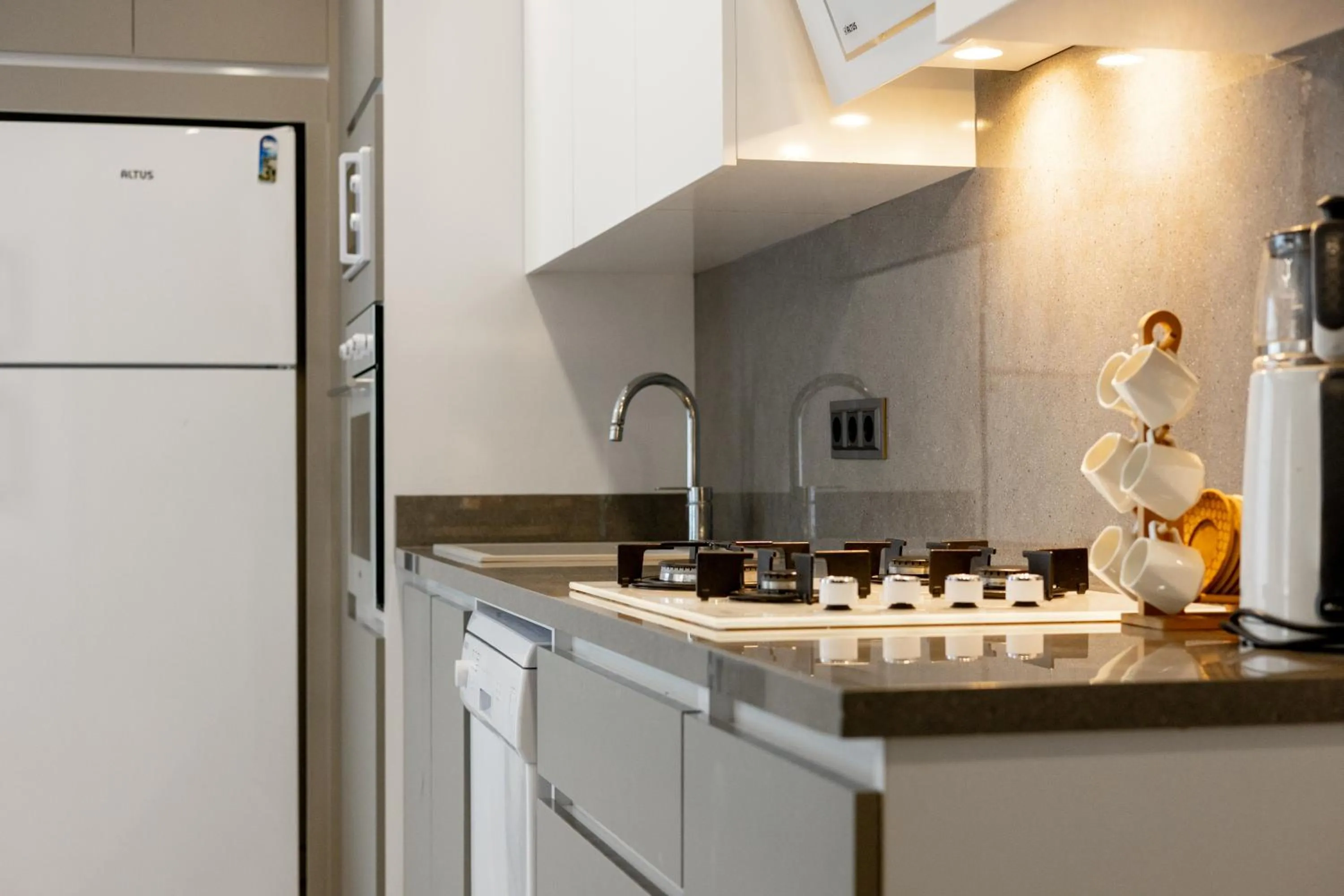 stove in Artan Suites Tatil Evleri