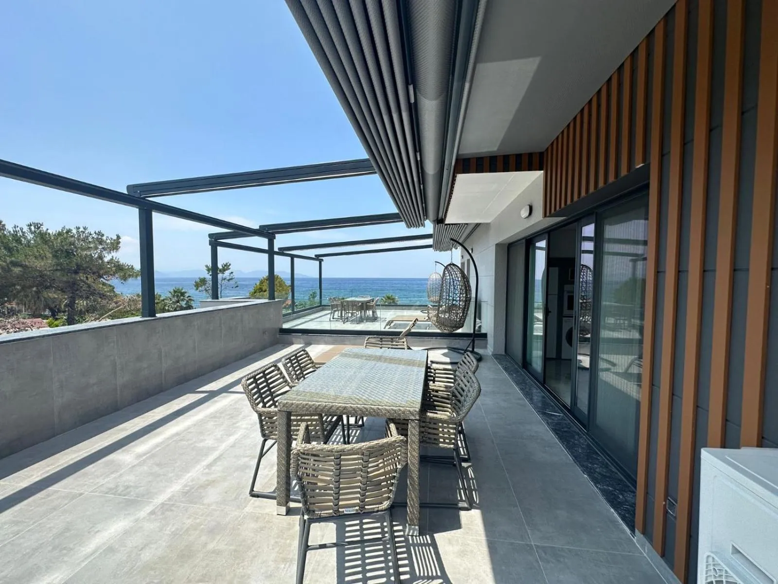 Balcony/Terrace in Artan Suites Tatil Evleri