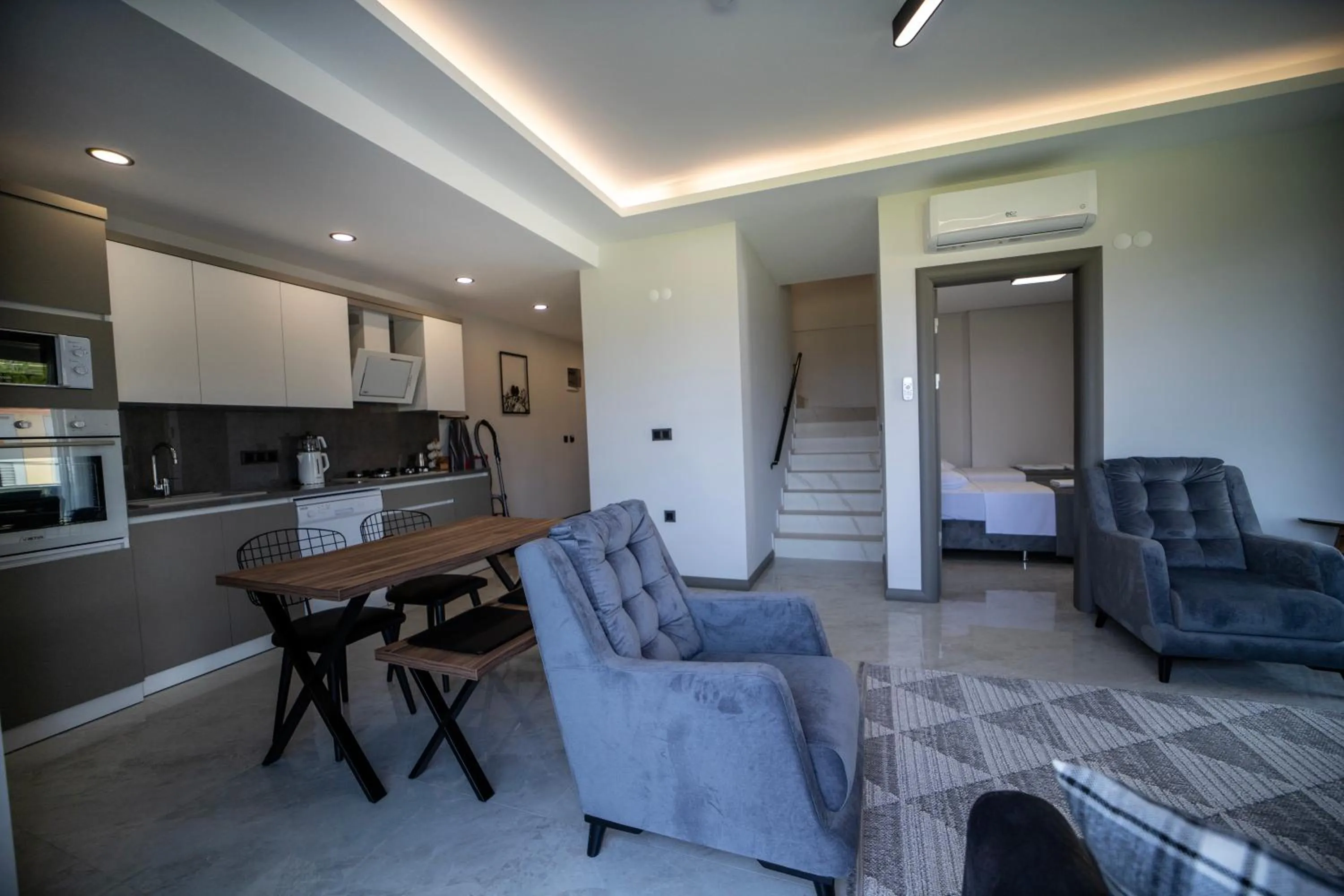 Seating area in Artan Suites Tatil Evleri