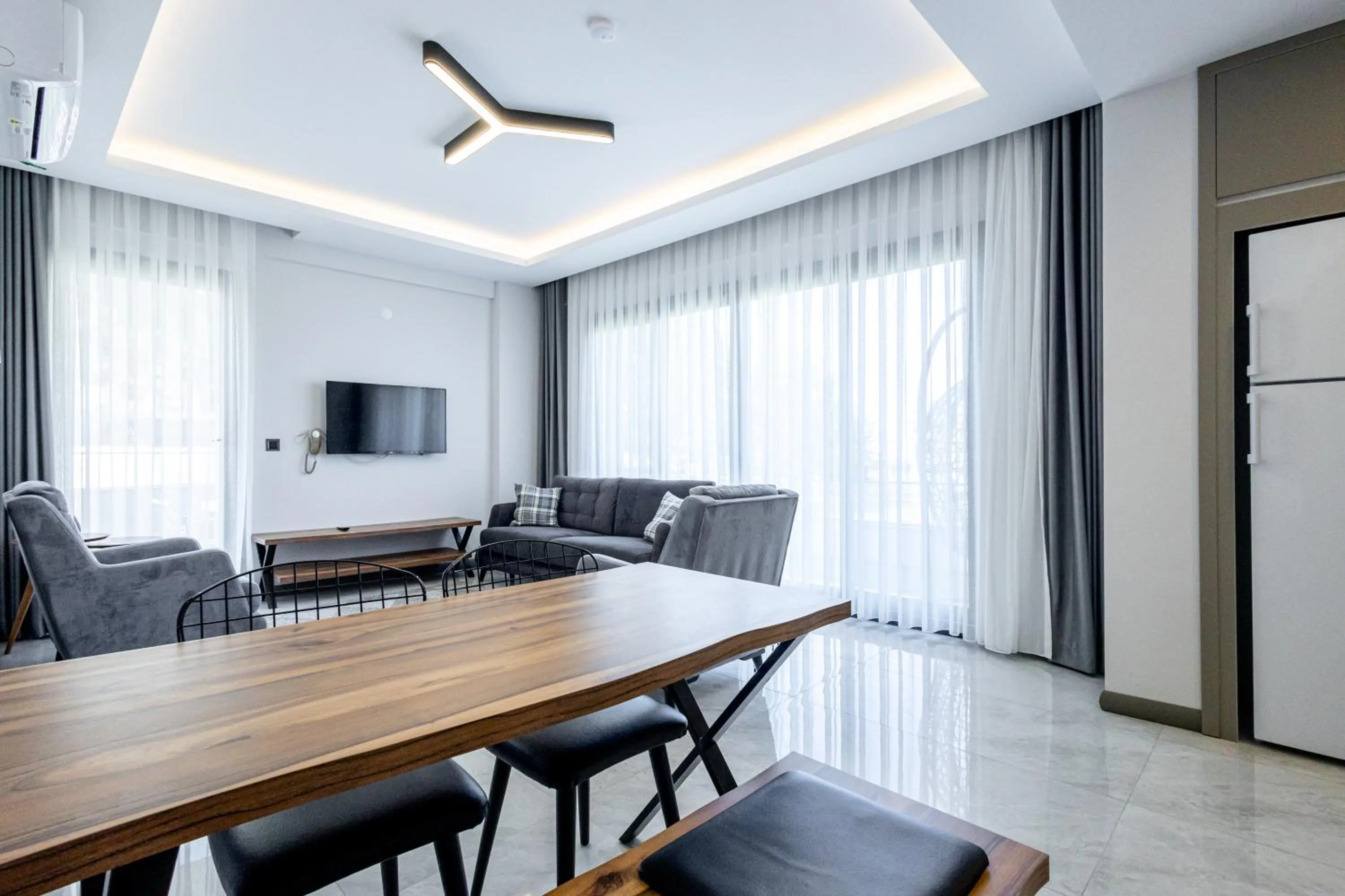 Seating area in Artan Suites Tatil Evleri