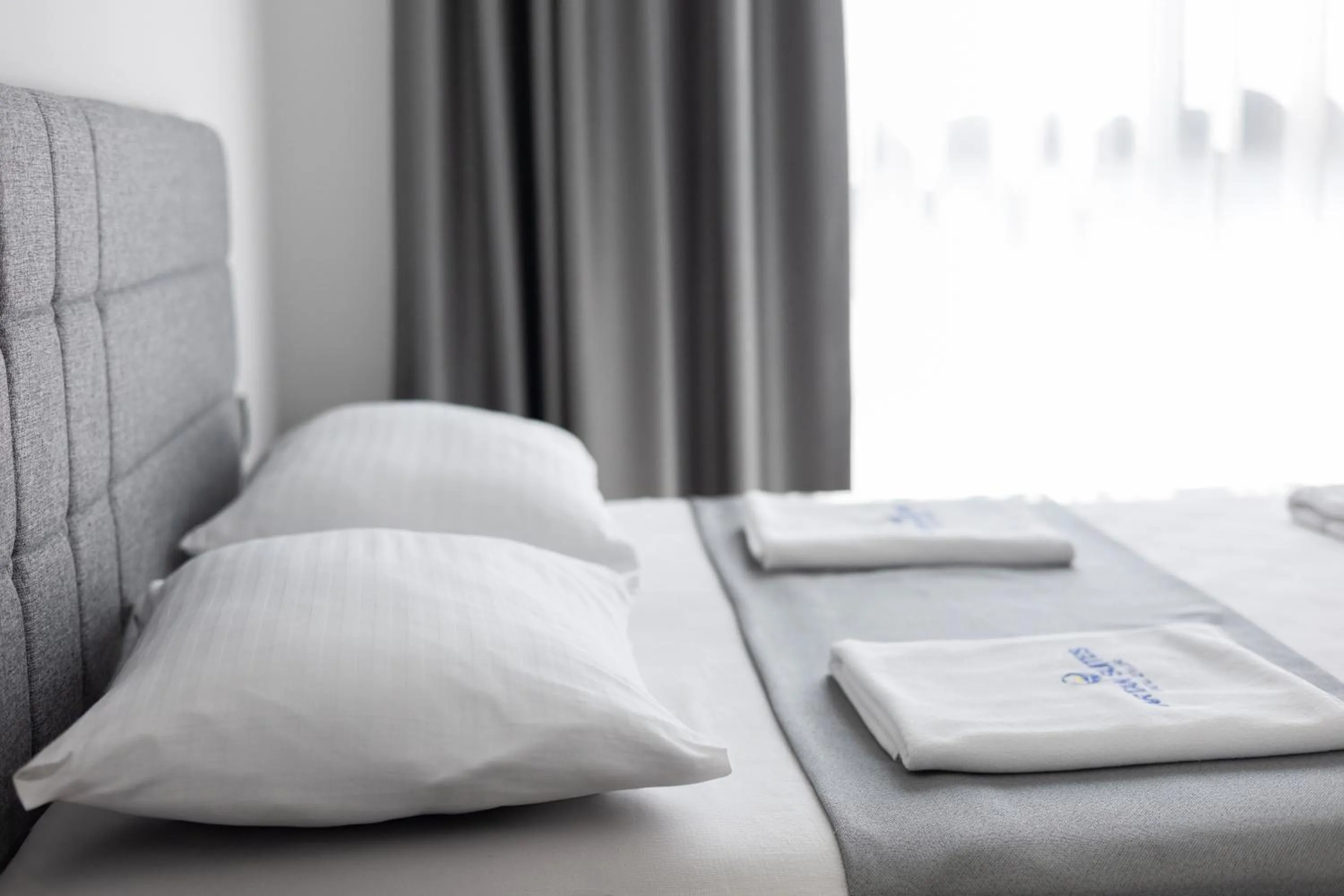 Bed in Artan Suites Tatil Evleri