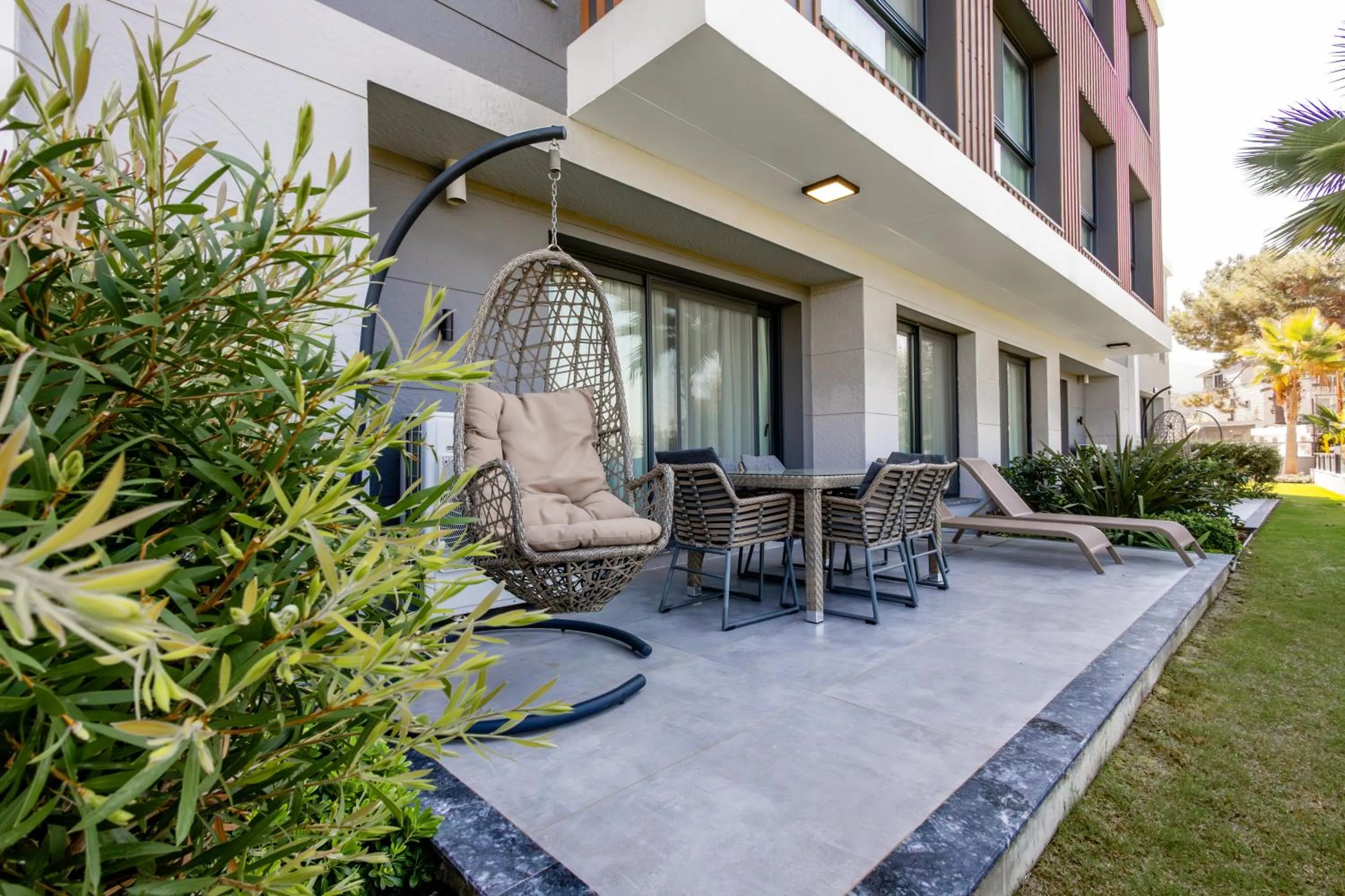 Garden view in Artan Suites Tatil Evleri