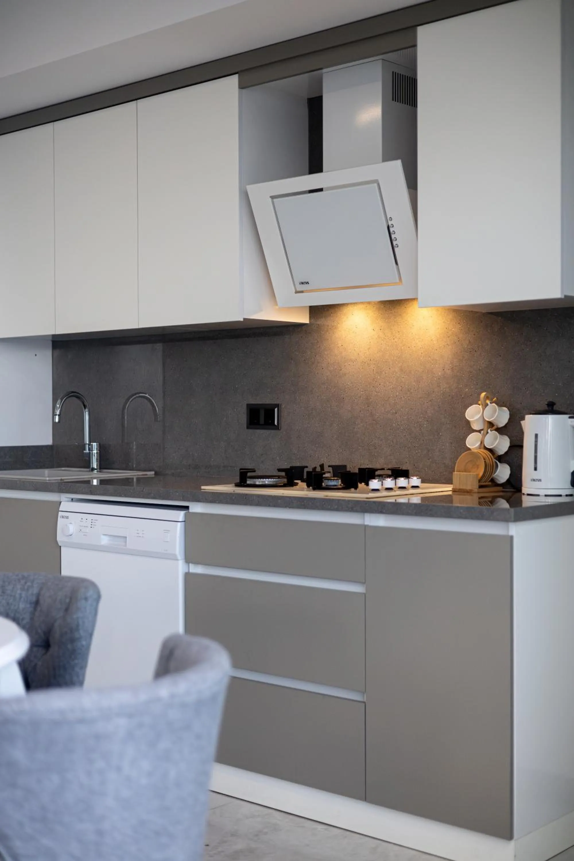 stove in Artan Suites Tatil Evleri