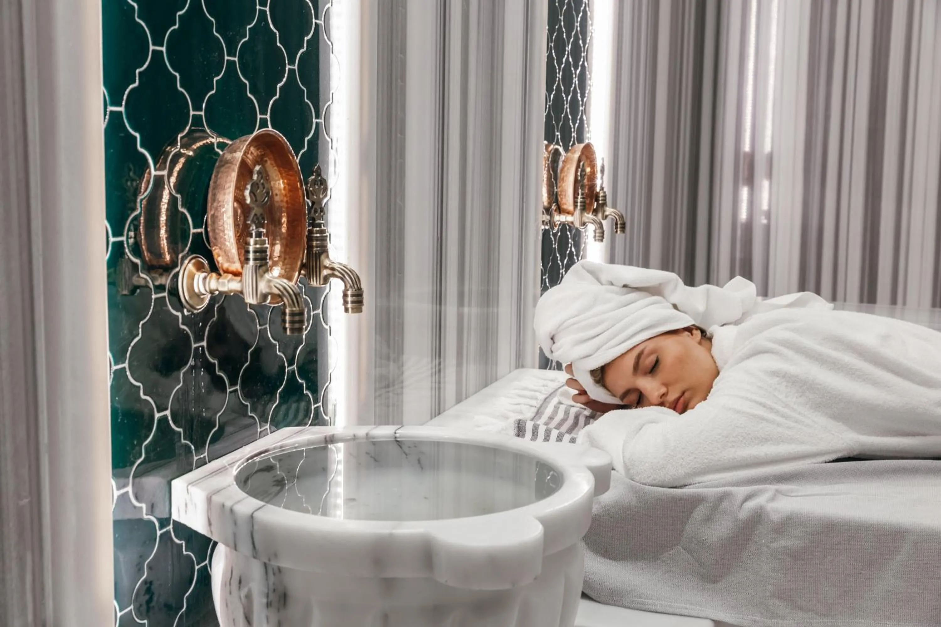 Spa and wellness centre/facilities, Bed in Hotel Tara Becici