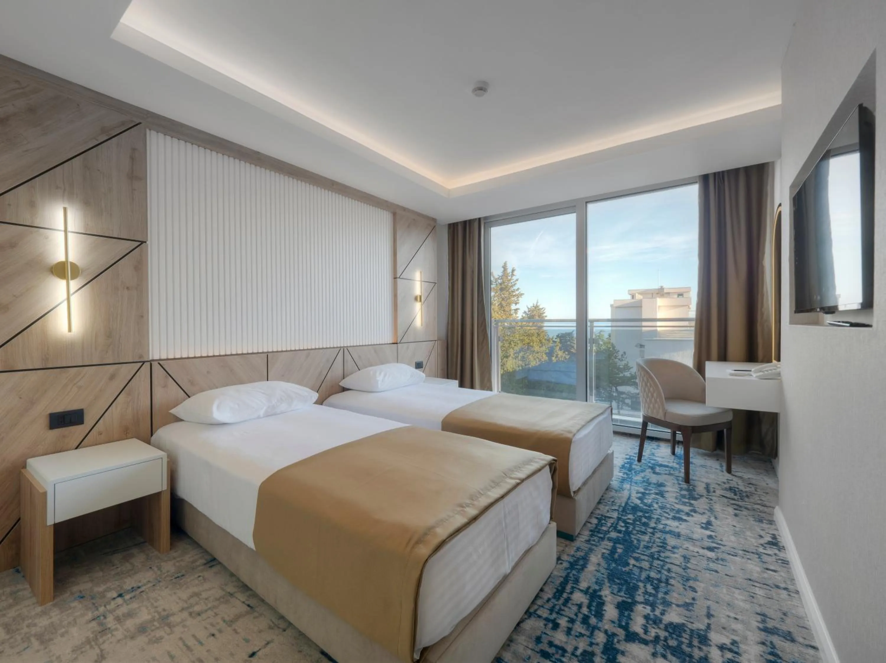 Bedroom, Bed in Hotel Tara Becici