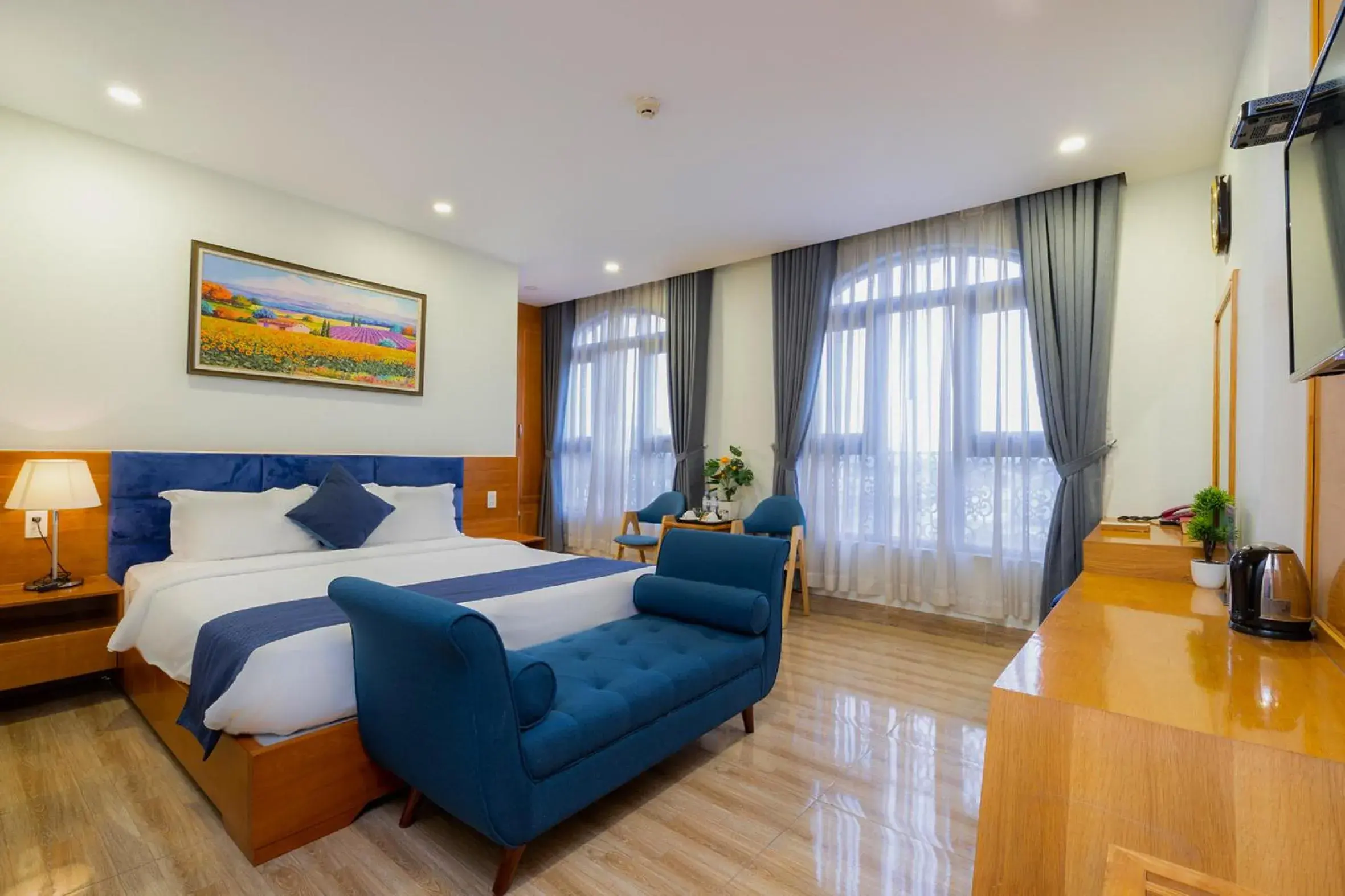 Bedroom, Bed in Vivian Airport Hotel Saigon Bedroom, Bed in Vivian Airport Hotel Saigon