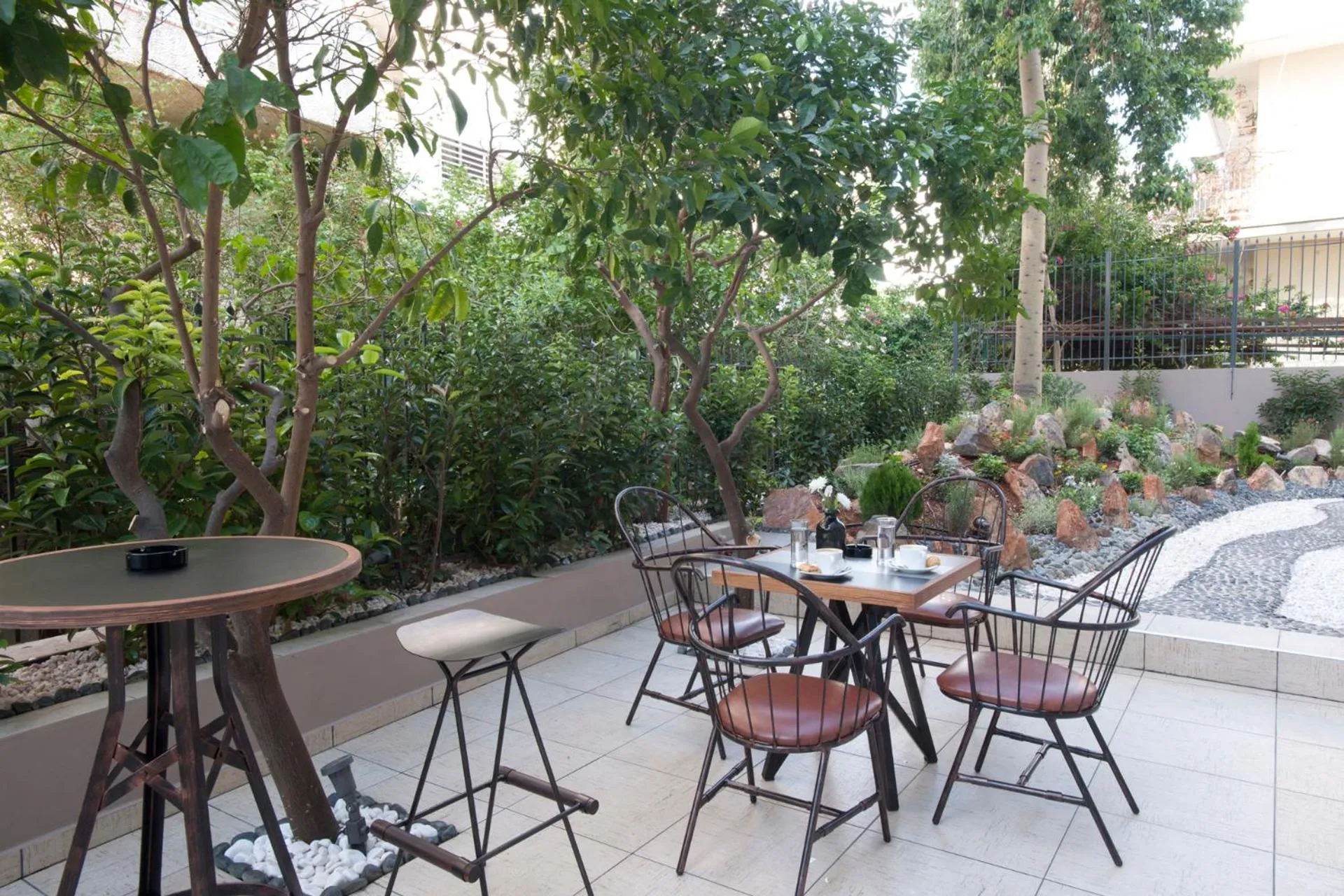 Patio in The Crystal Blue Hotel