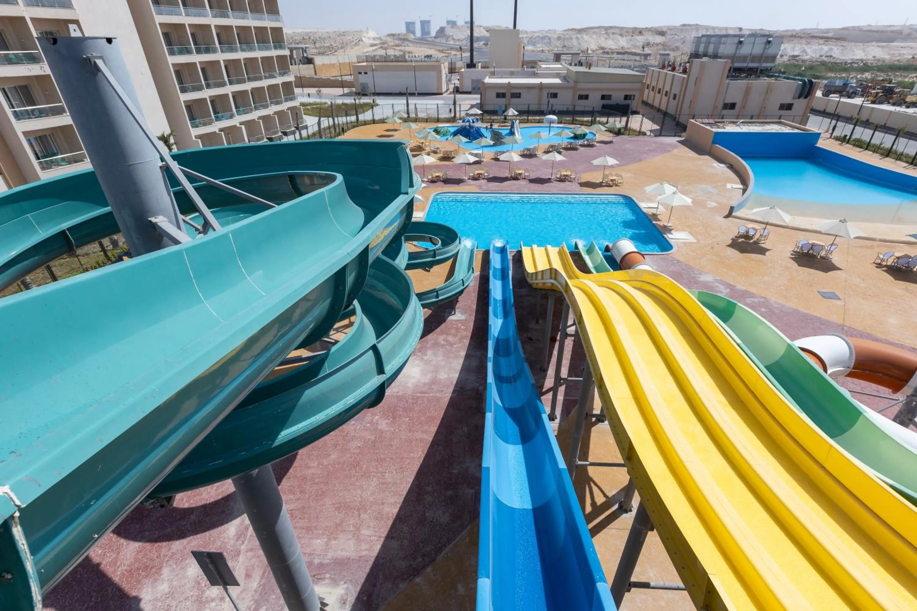 Aqua park in Gewan Resort New Alamein