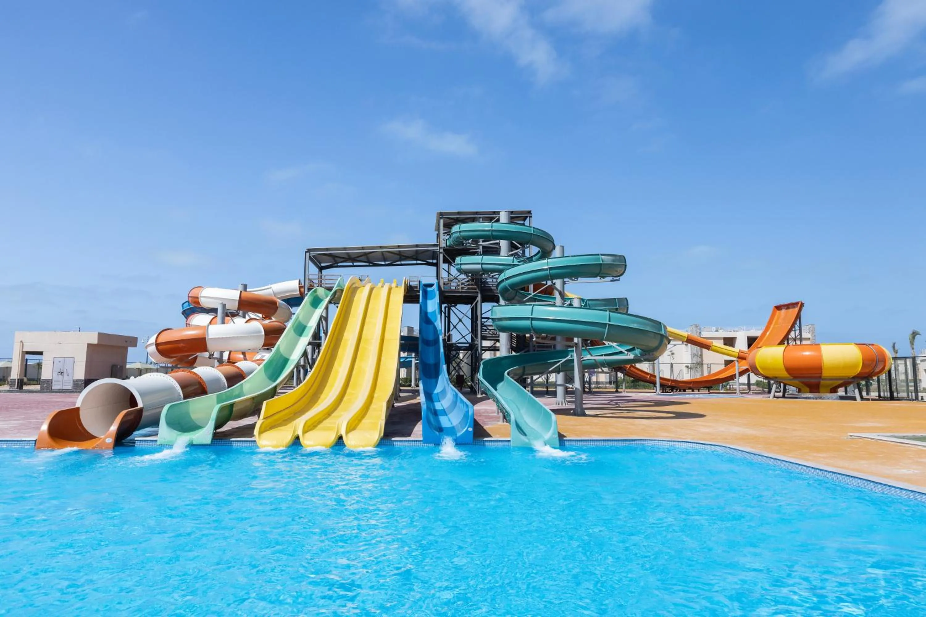 Aqua park in Gewan Resort New Alamein