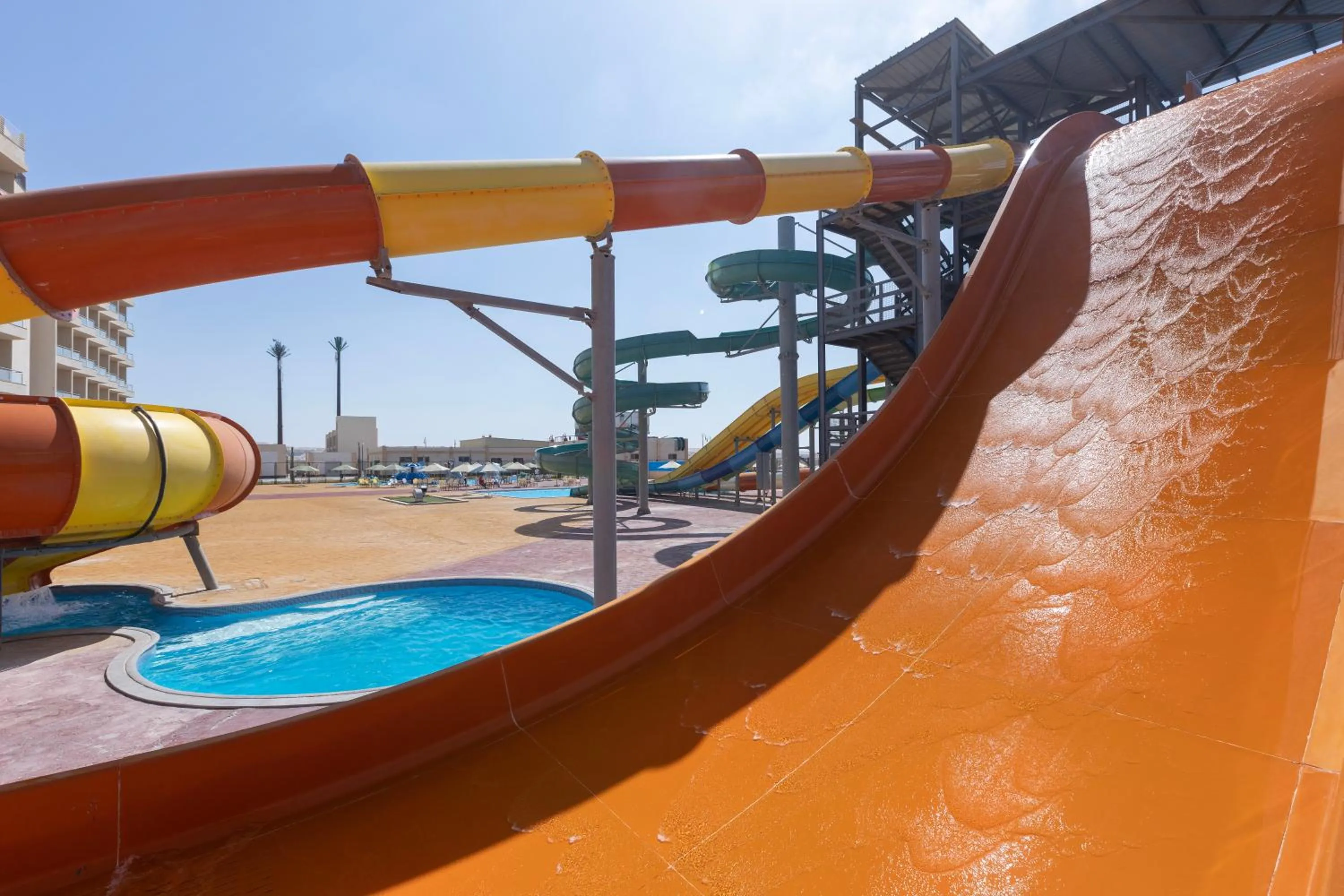 Aqua park in Gewan Resort New Alamein