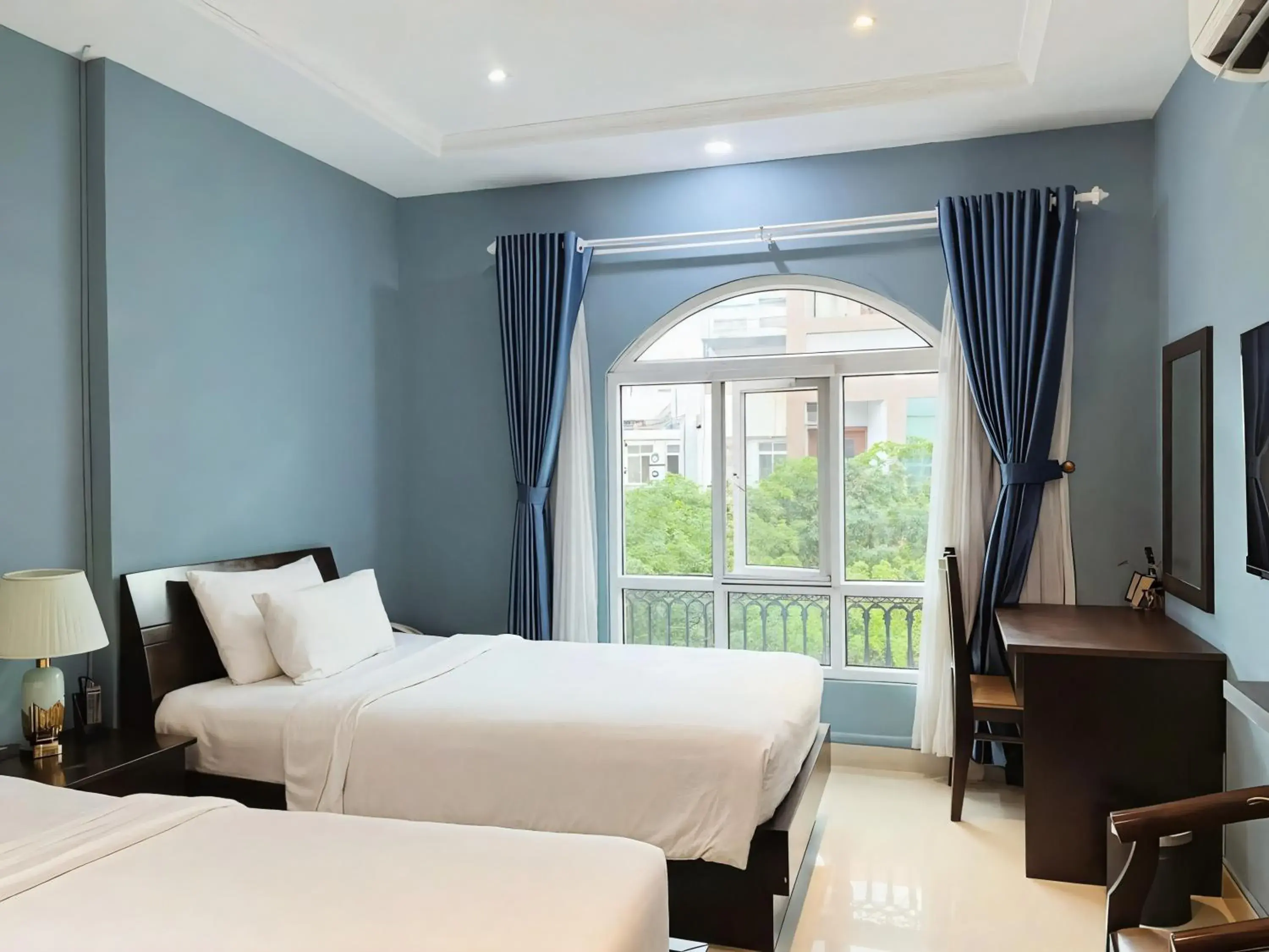 View (from property/room), Bed in La Serena Hotel & Apartment View (from property/room), Bed in La Serena Hotel & Apartment