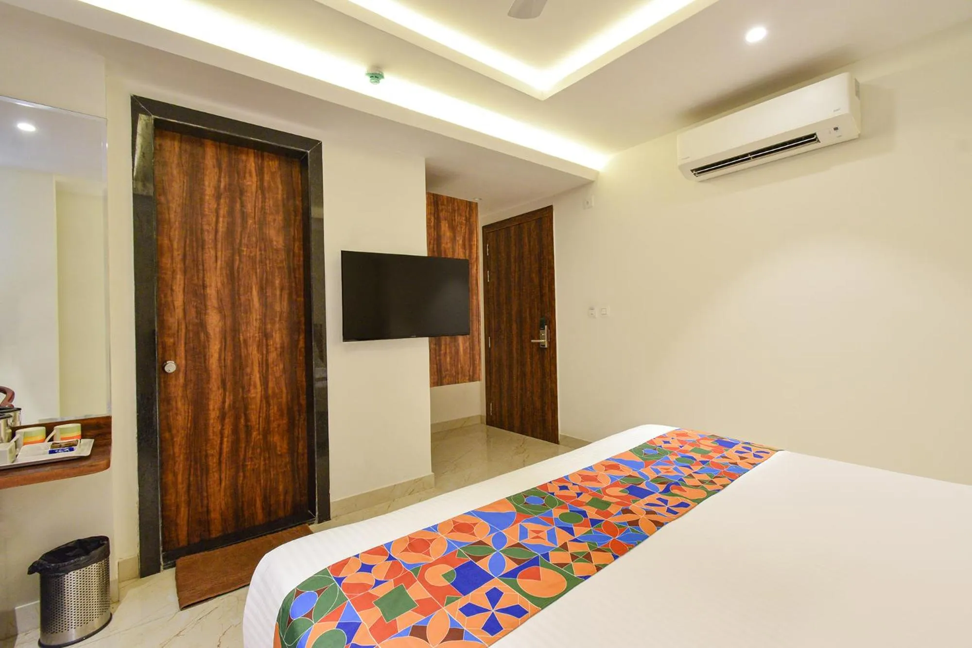 Bed in FabHotel Prime Prowell Apex