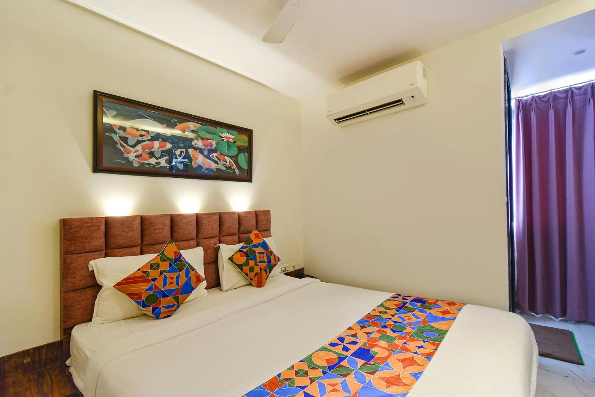 Bed in FabHotel Prime Prowell Apex