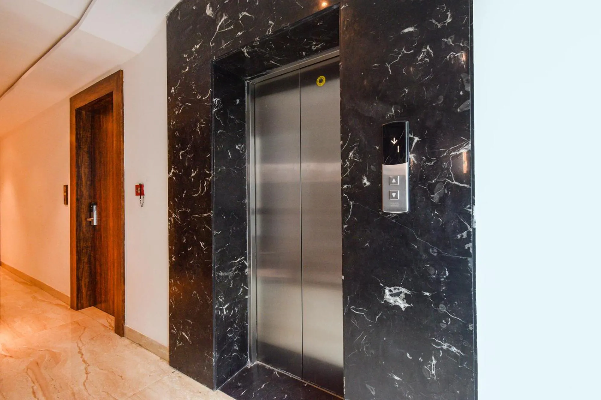 elevator in FabHotel Prime Prowell Apex