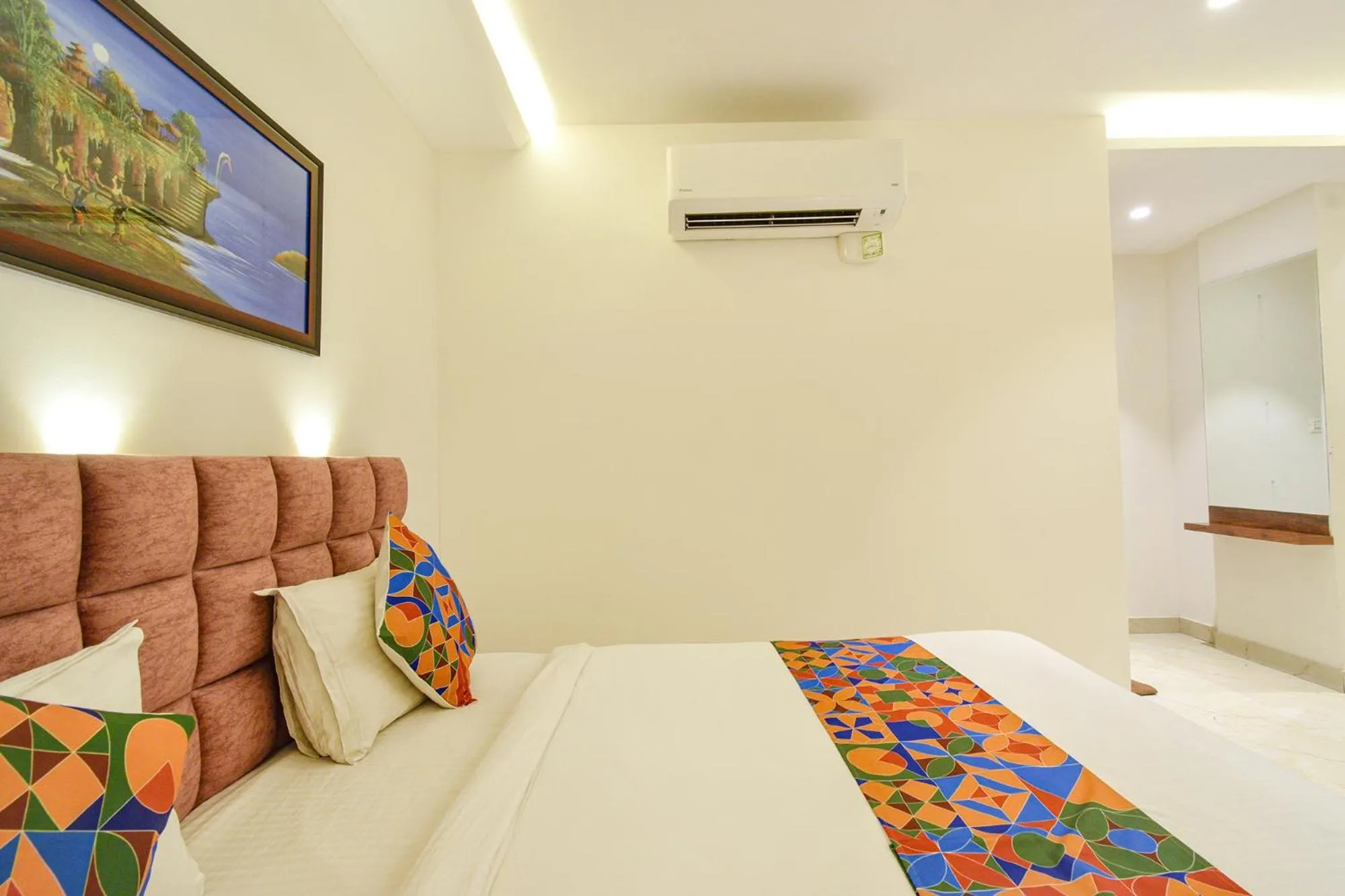 Bed in FabHotel Prime Prowell Apex