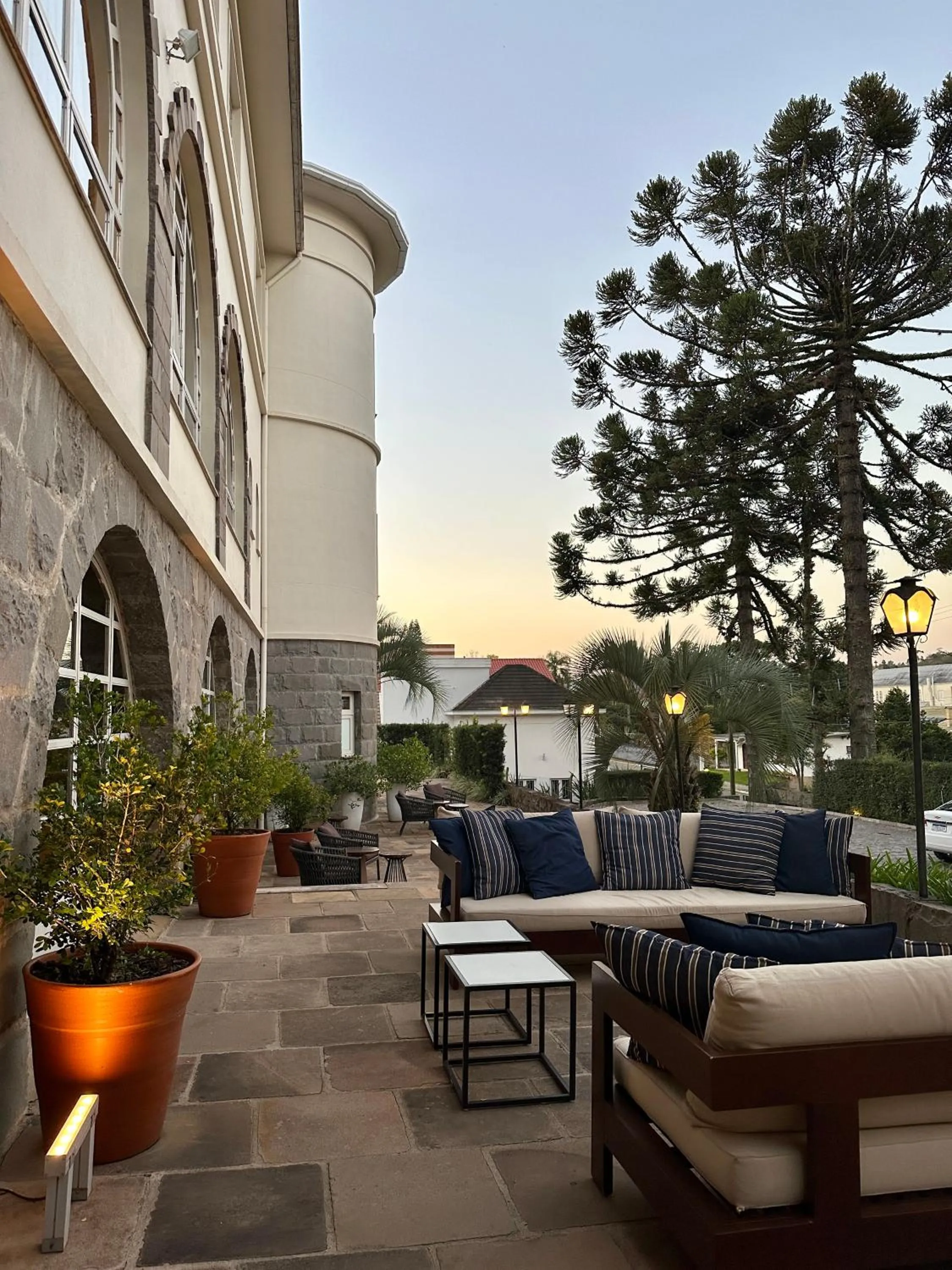 Seating area in Hotel Casacurta