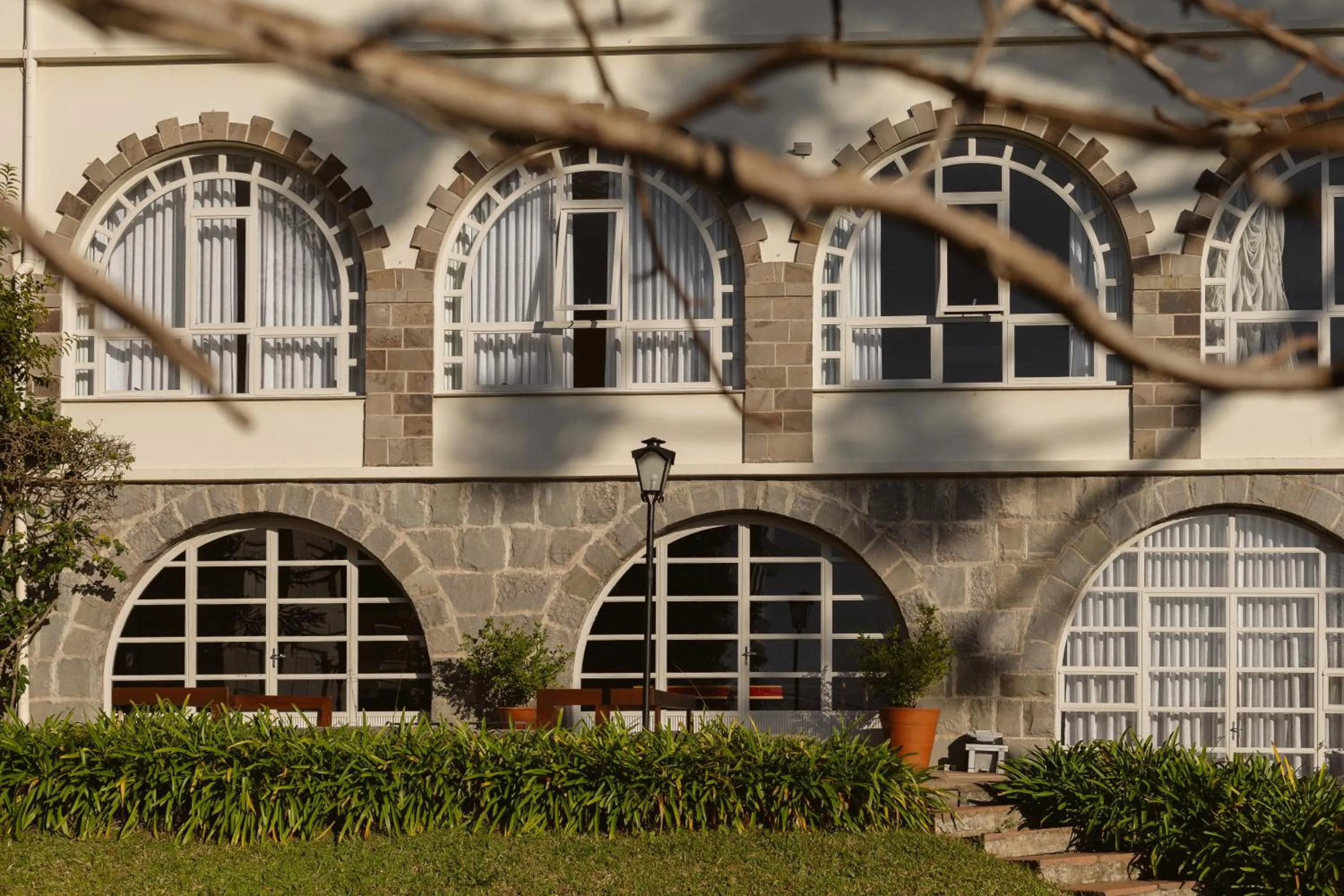 Garden view in Hotel Casacurta