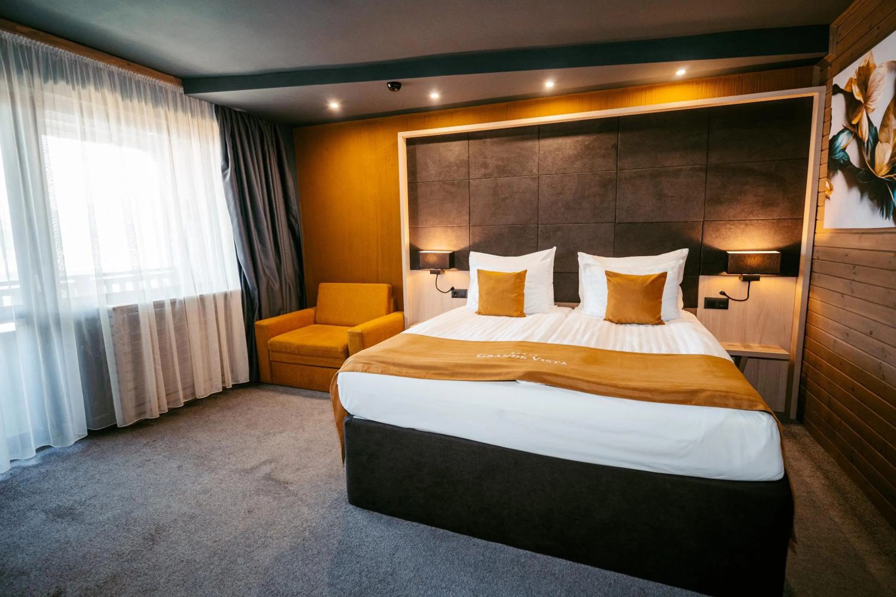 Bed in Grande Vista Resort & Spa