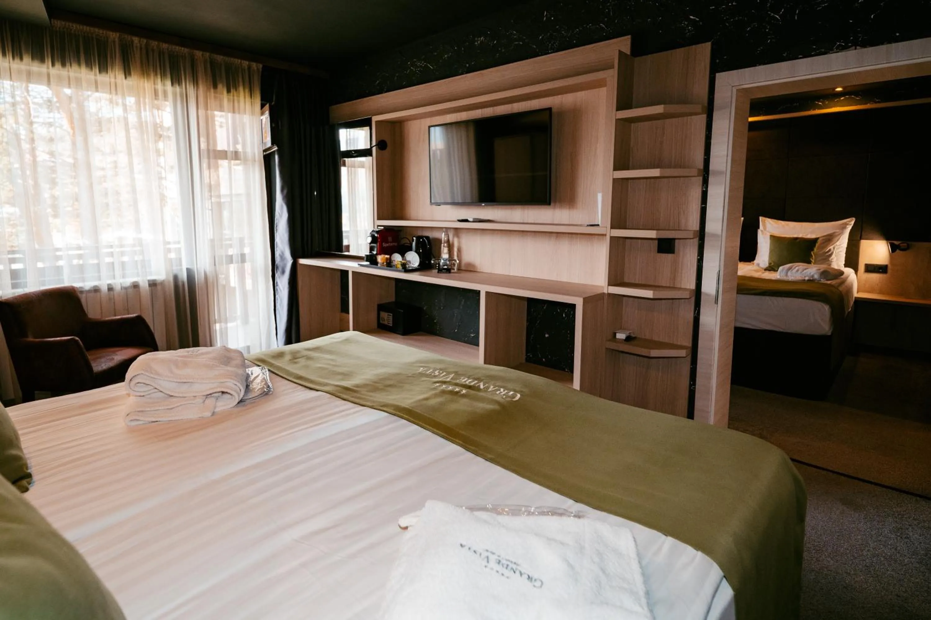 Bed in Grande Vista Resort & Spa