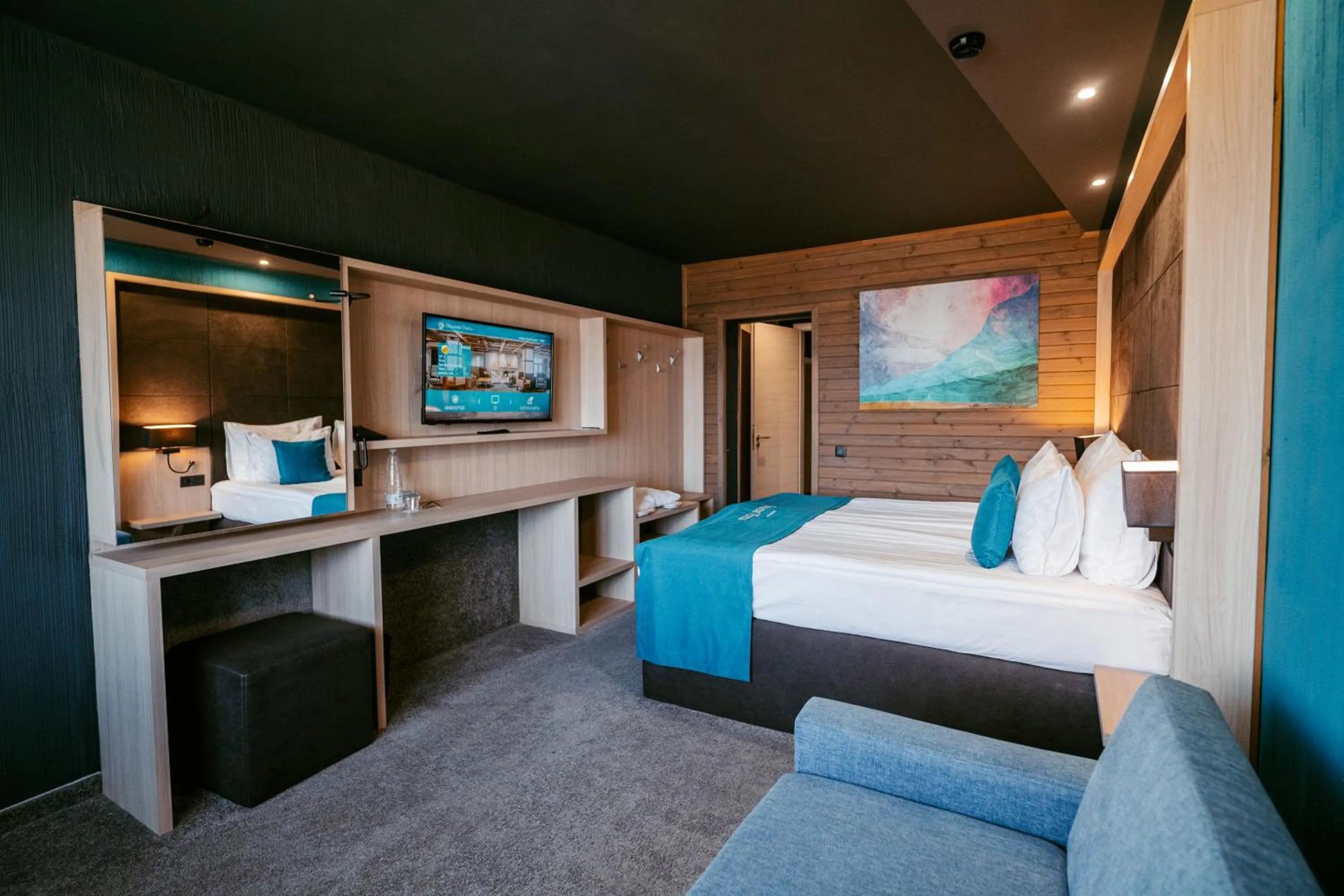 Bed in Grande Vista Resort & Spa