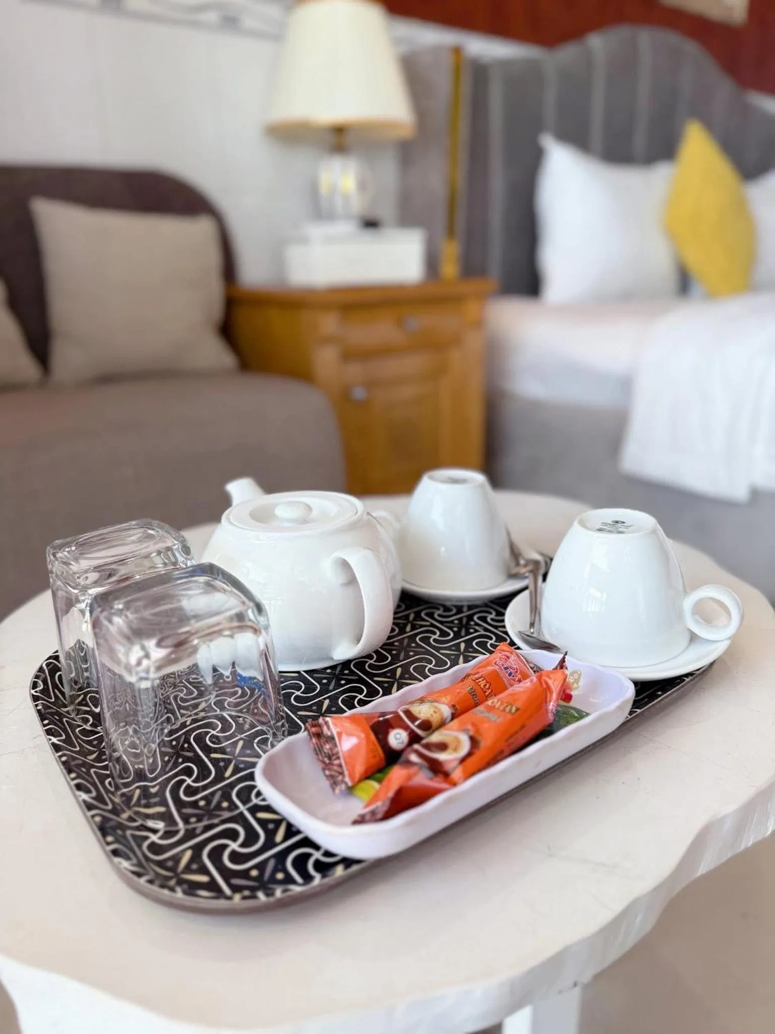 Bed in Nhat Lan Resort