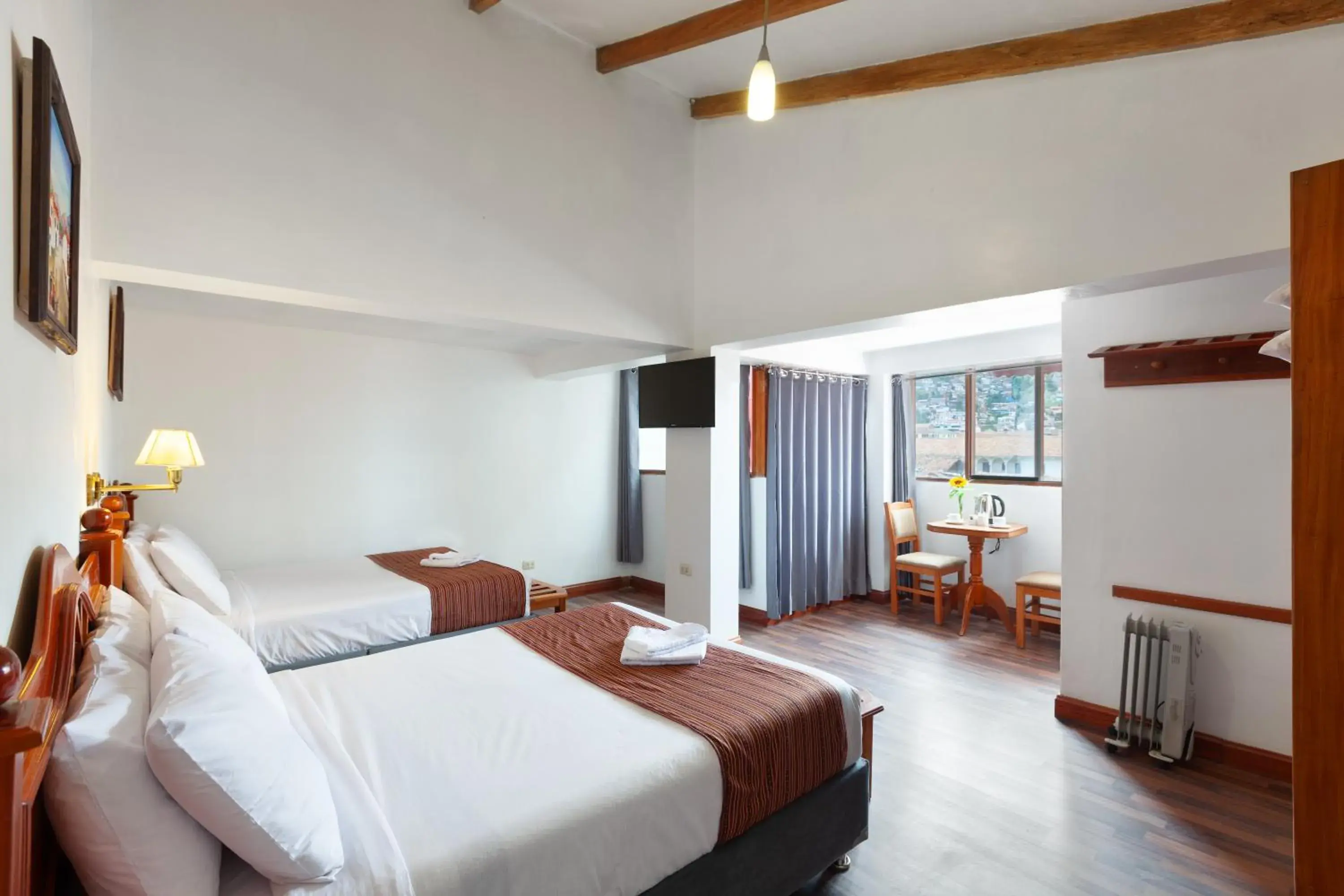 Double Room with Two Double Beds in Hotel Amerinka Double Room with Two Double Beds in Hotel Amerinka