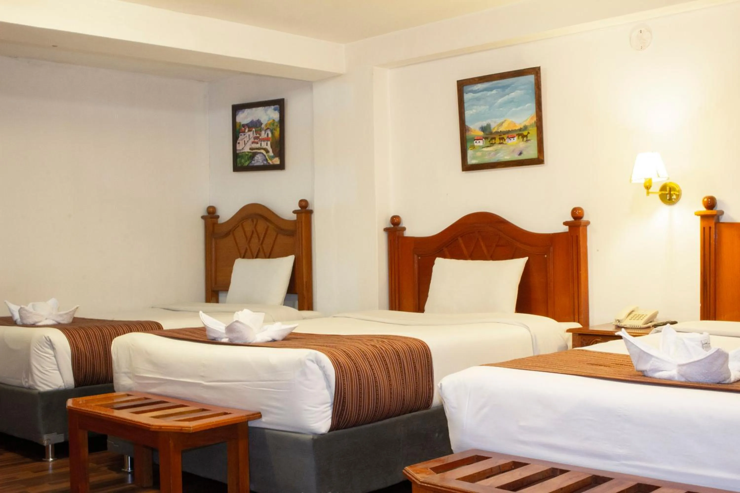 Bed in Hotel Amerinka