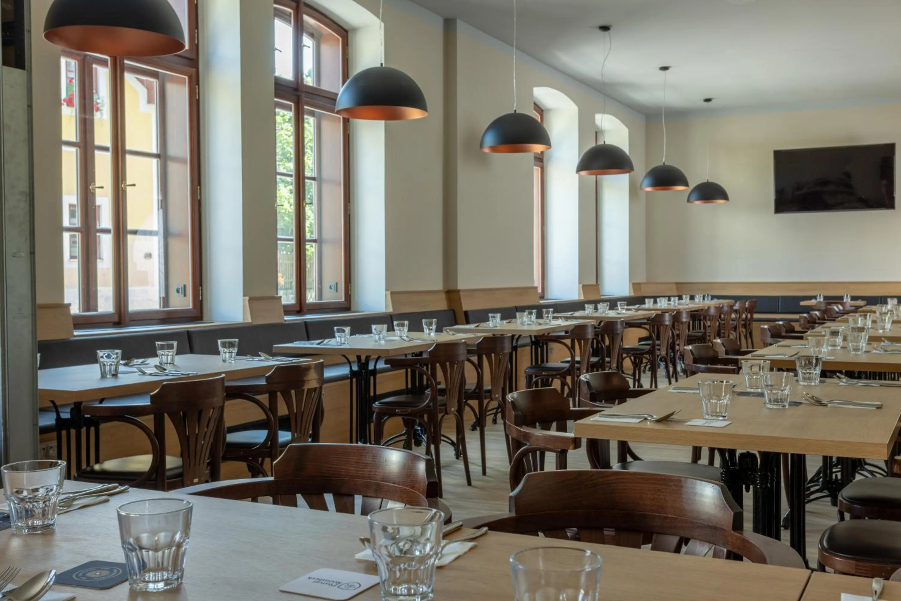 Breakfast in Pivovar Rožmberk