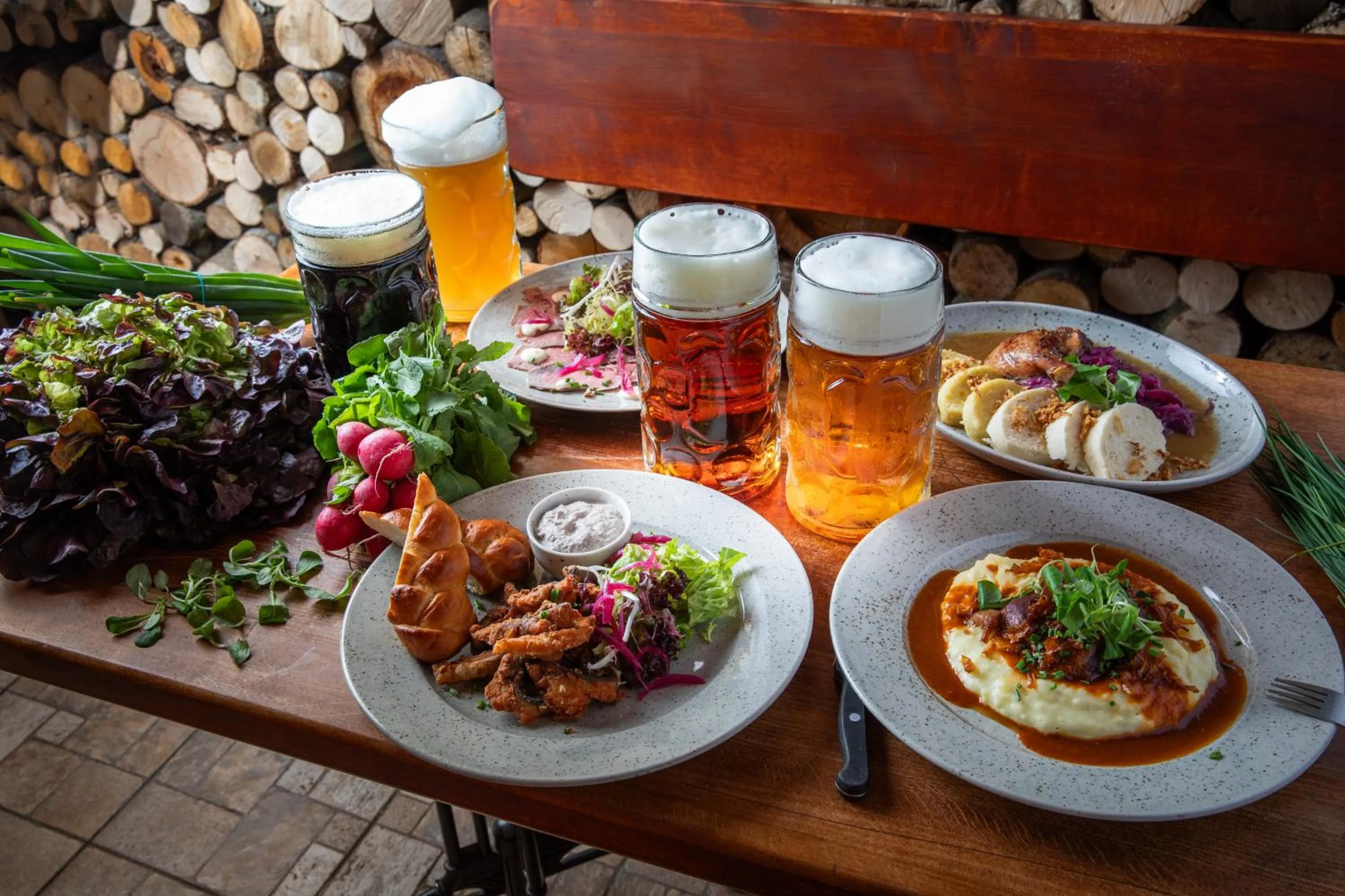 Food and drinks in Pivovar Rožmberk