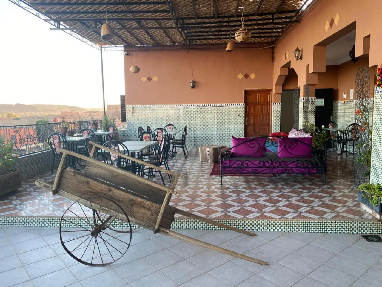 Patio in APPART AIGLE HOTEL