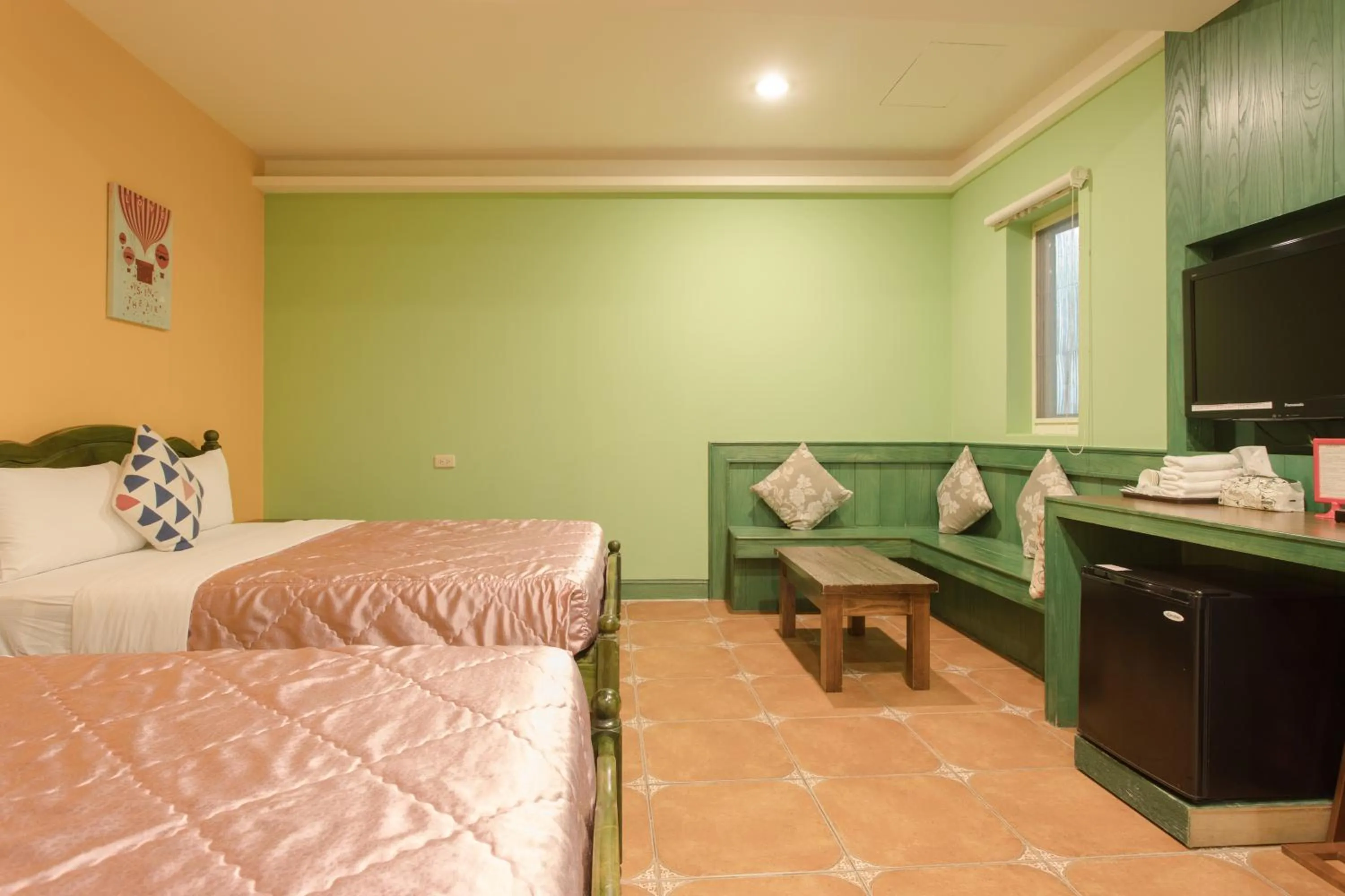 Bed in 墾丁海園別館Hai Yuan Inn