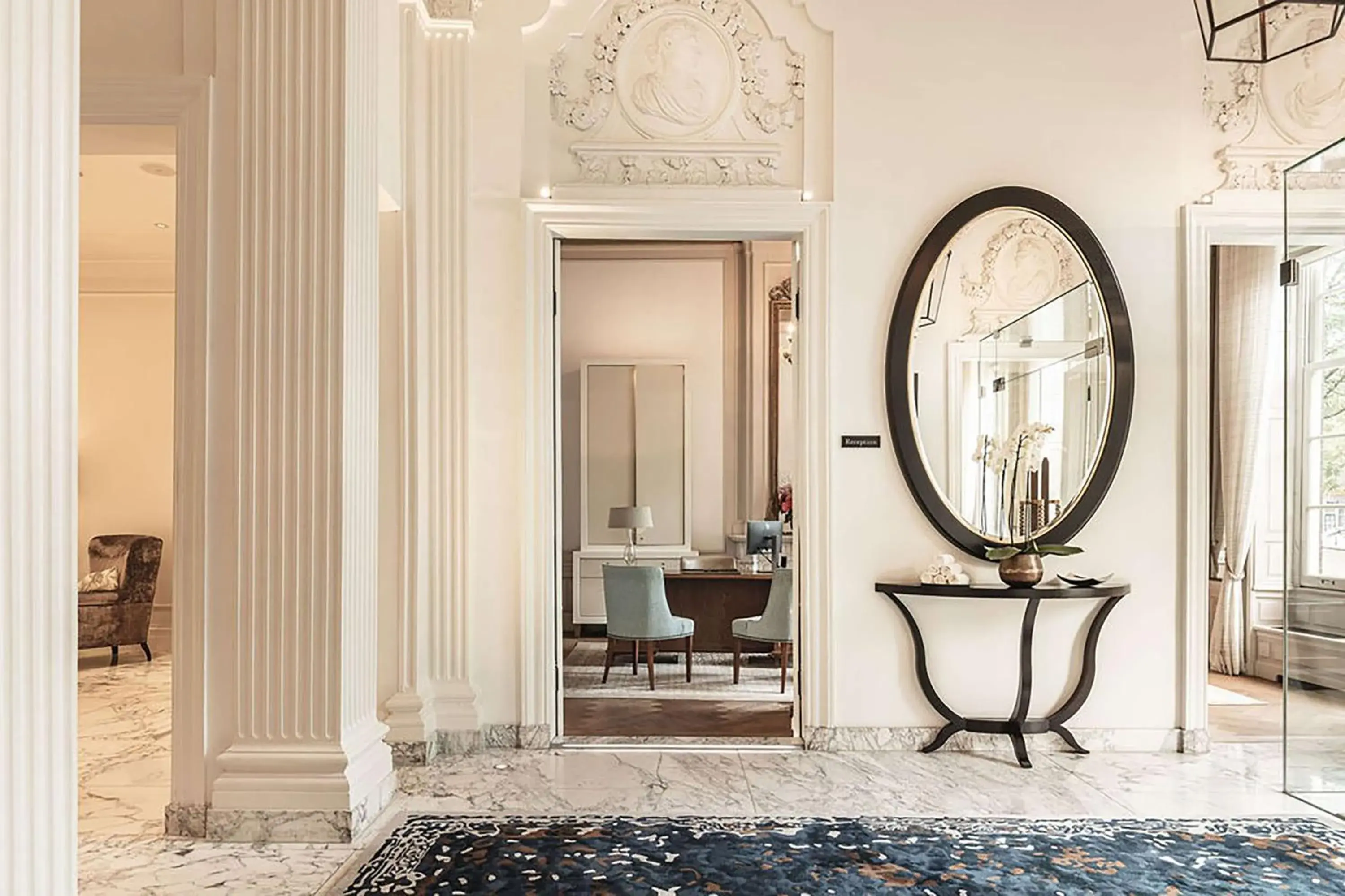 Lobby or reception in Waldorf Astoria Amsterdam Lobby or reception in Waldorf Astoria Amsterdam