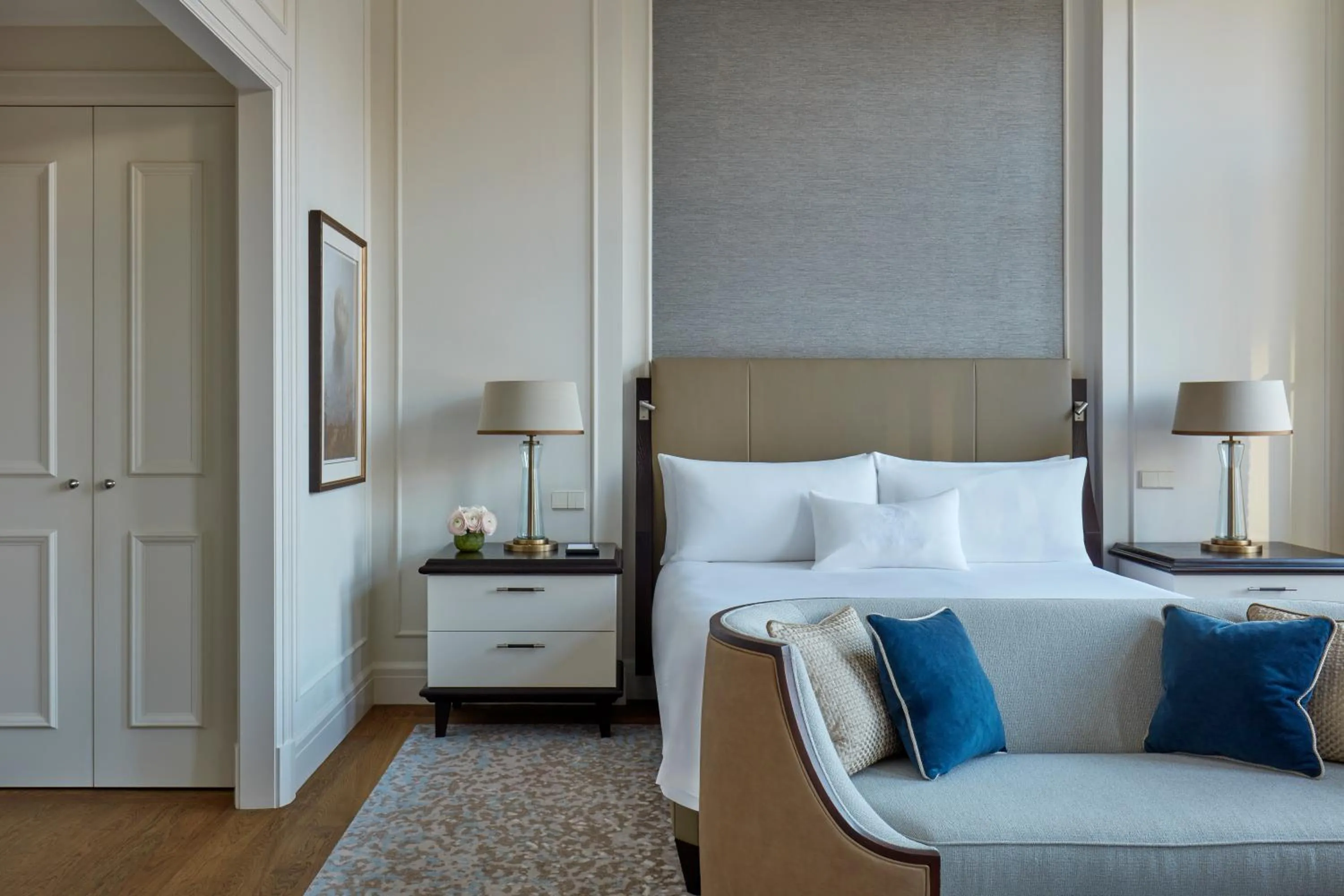 Bed in Waldorf Astoria Amsterdam