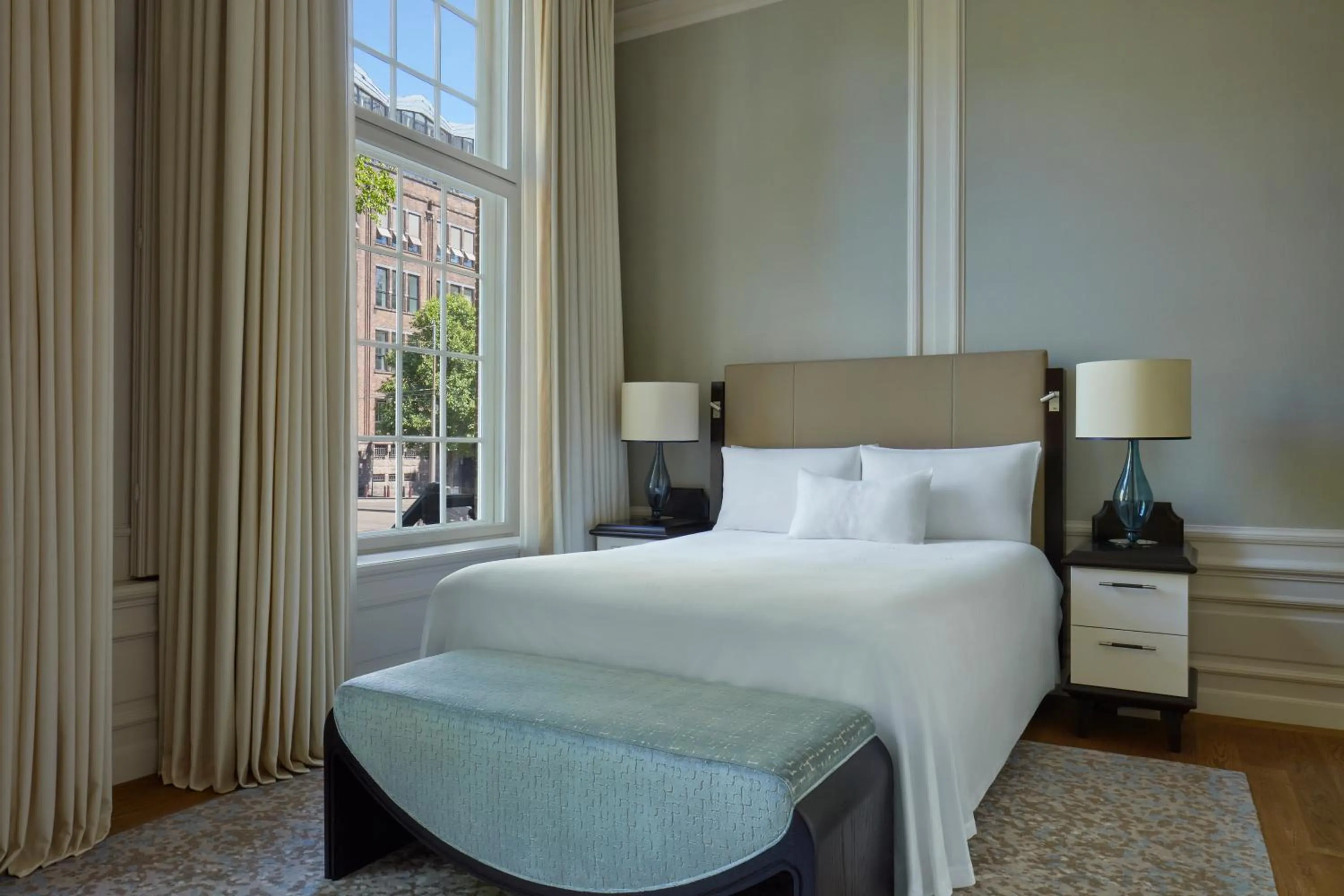 Bed in Waldorf Astoria Amsterdam