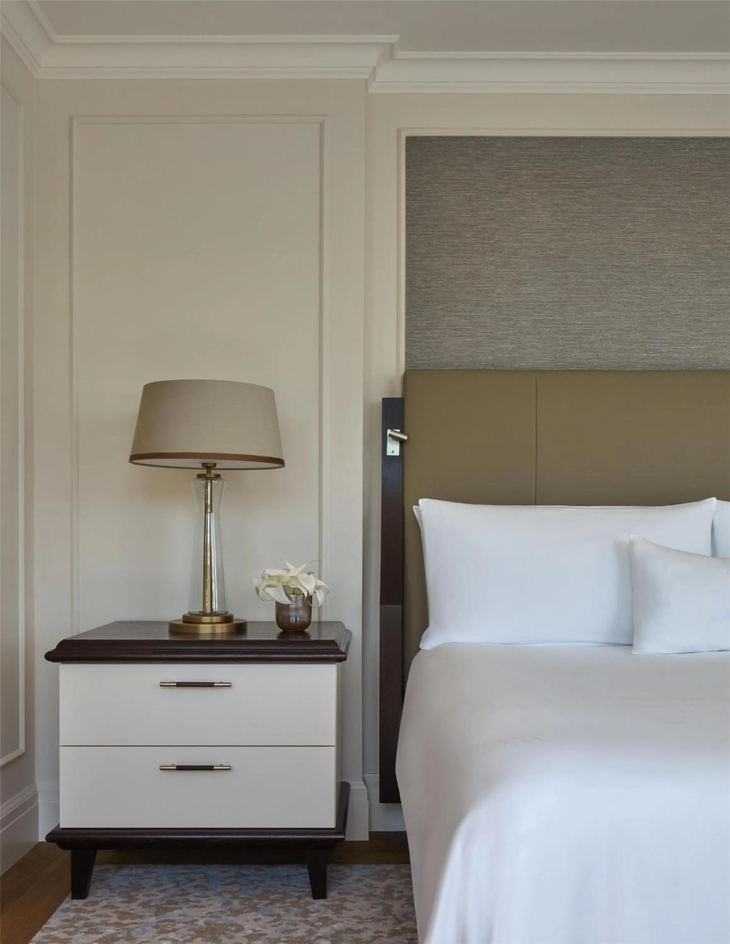 Bed in Waldorf Astoria Amsterdam