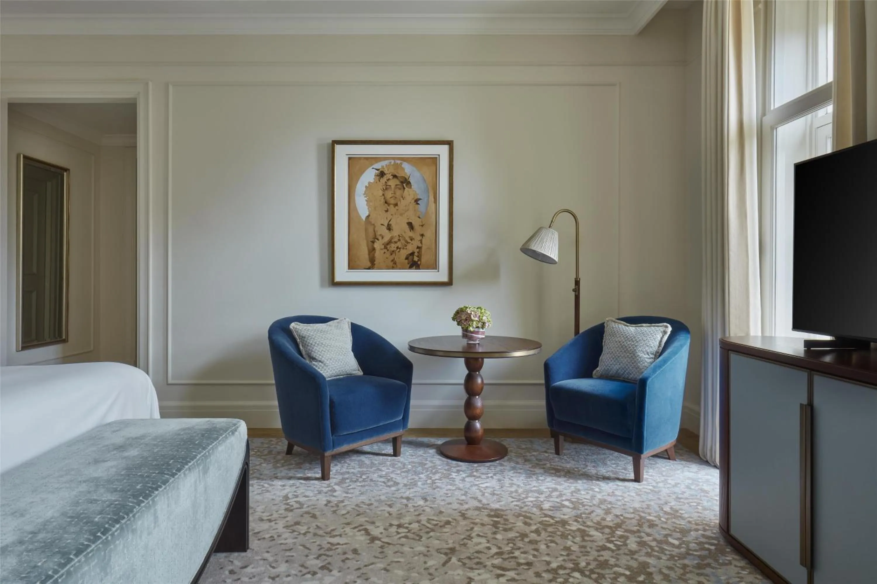 Bed in Waldorf Astoria Amsterdam