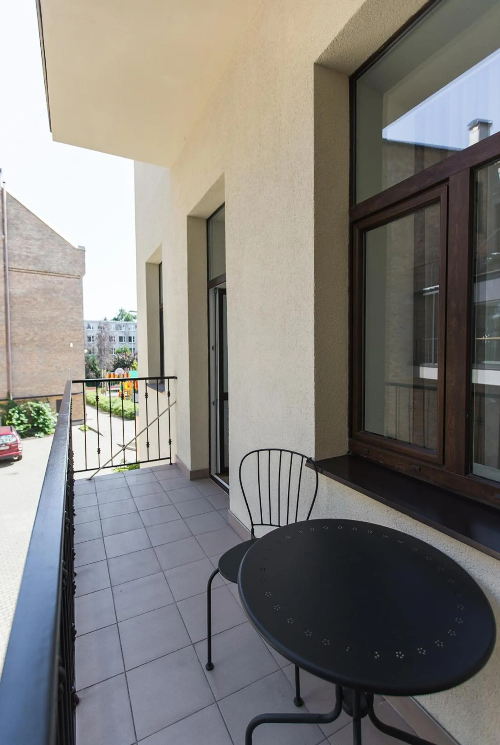 Balcony/Terrace in Riga Lux Apartments - Ernesta, Free parking