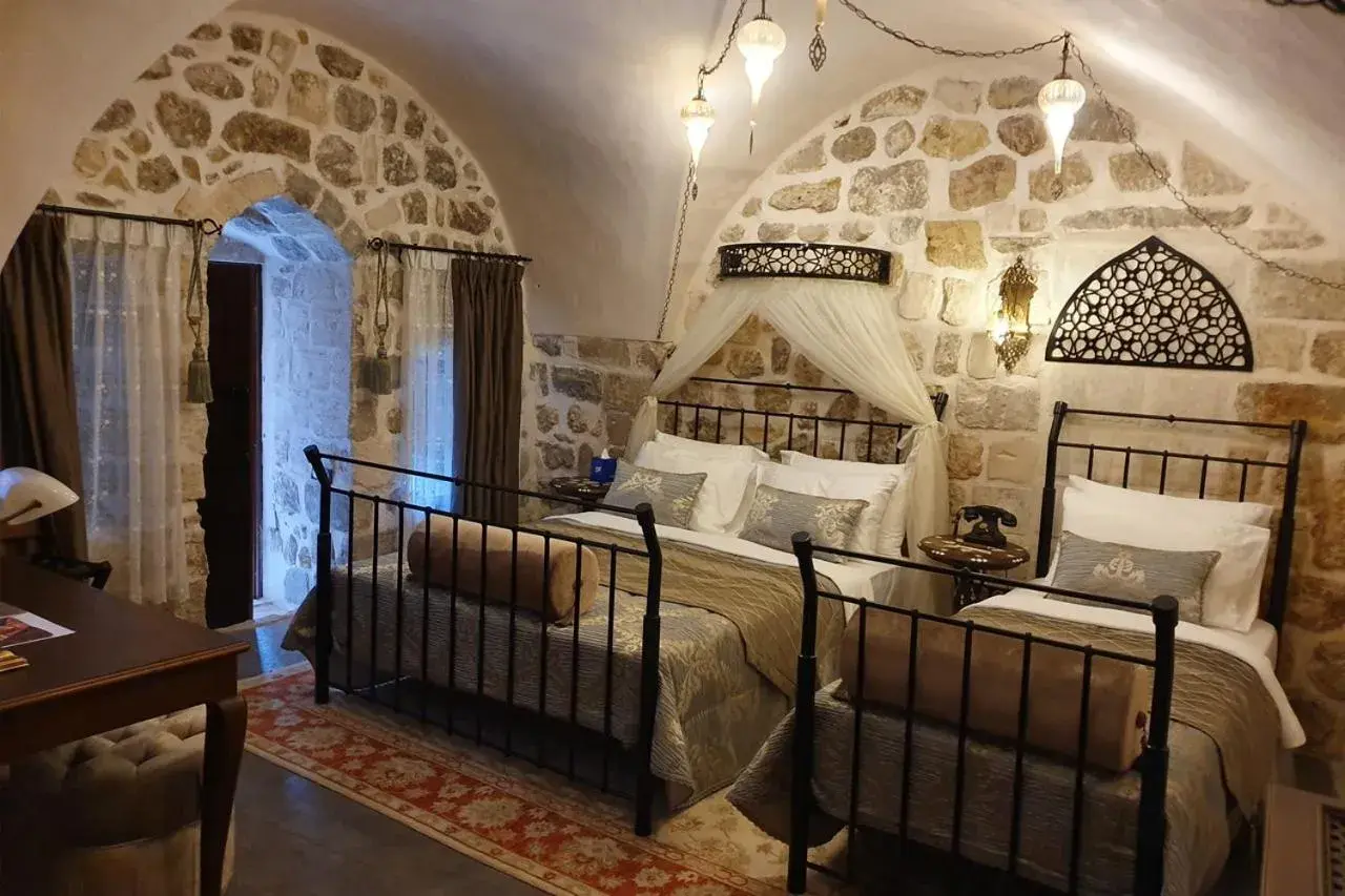 Bed in Mardius Tarihi Konak Bed in Mardius Tarihi Konak