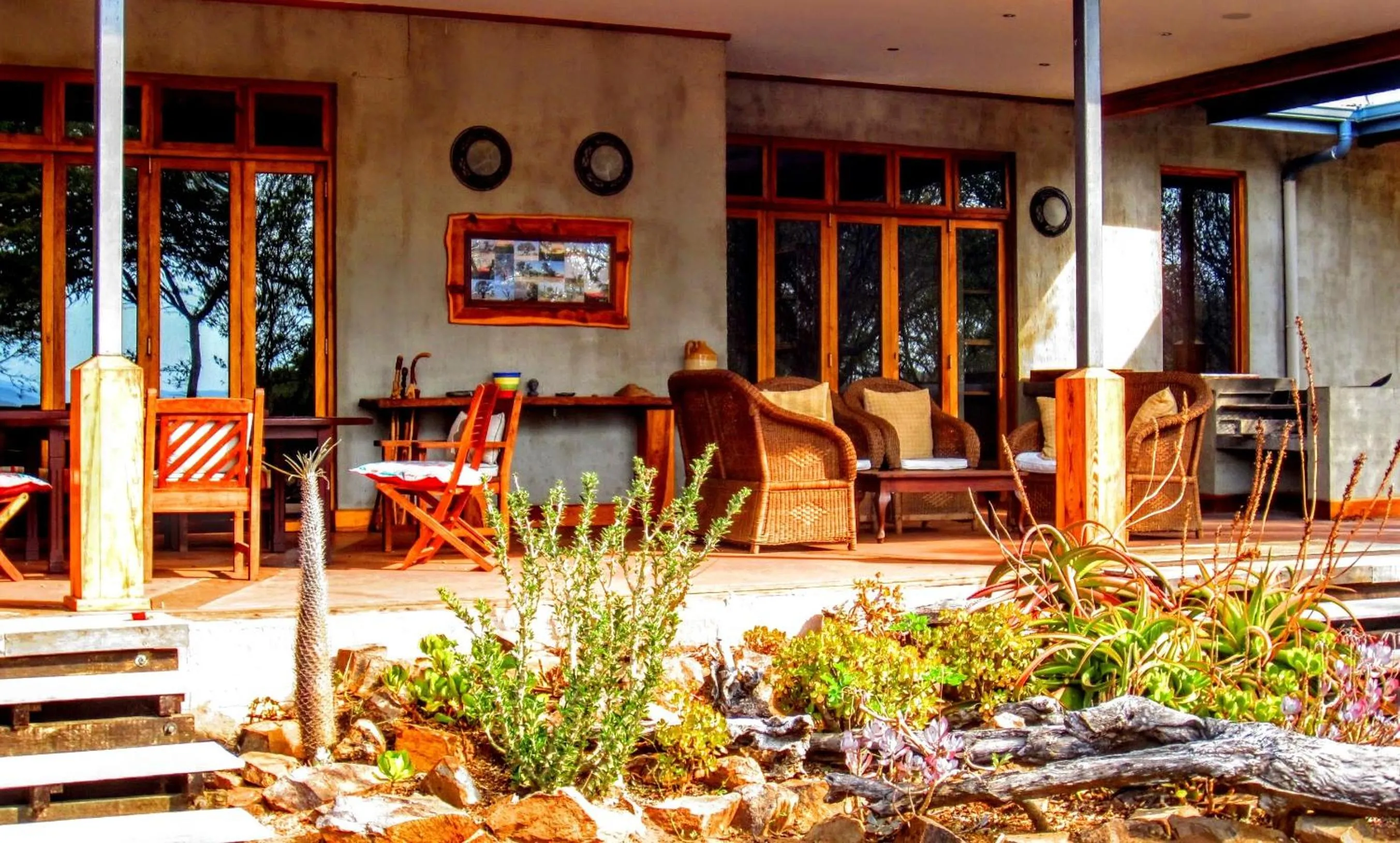 Patio in Chumbi Bush House