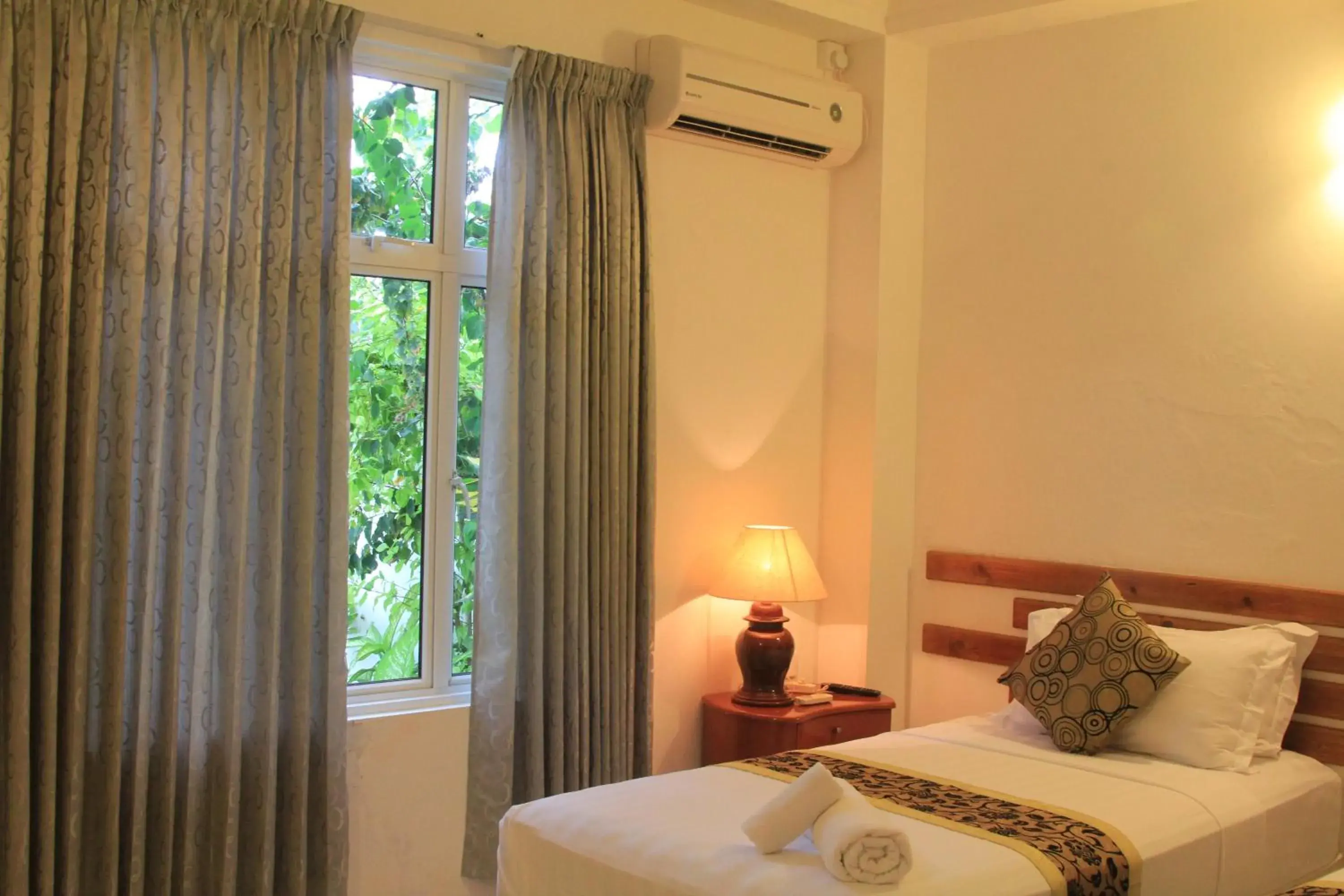 Garden view, Bed in Ras Rana Lodge Garden view, Bed in Ras Rana Lodge