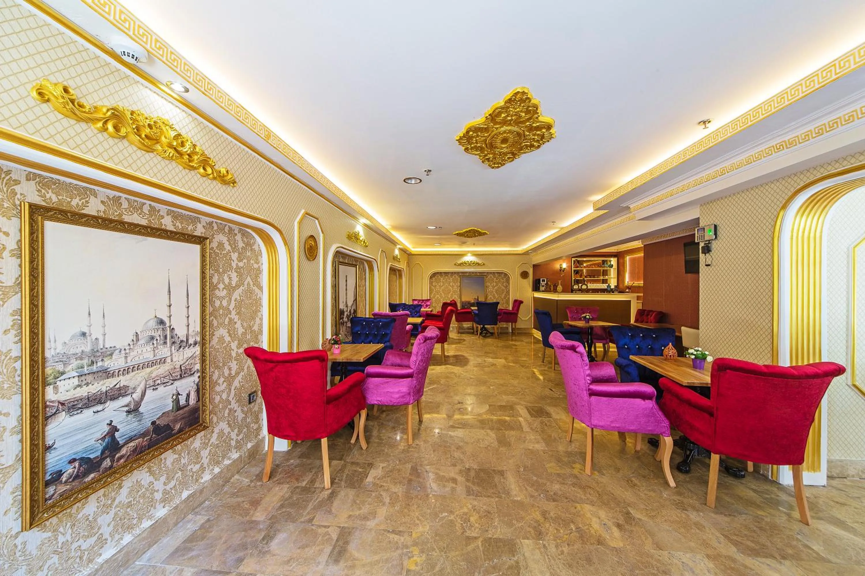 Lobby or reception in Lausos Palace Hotel Şişli