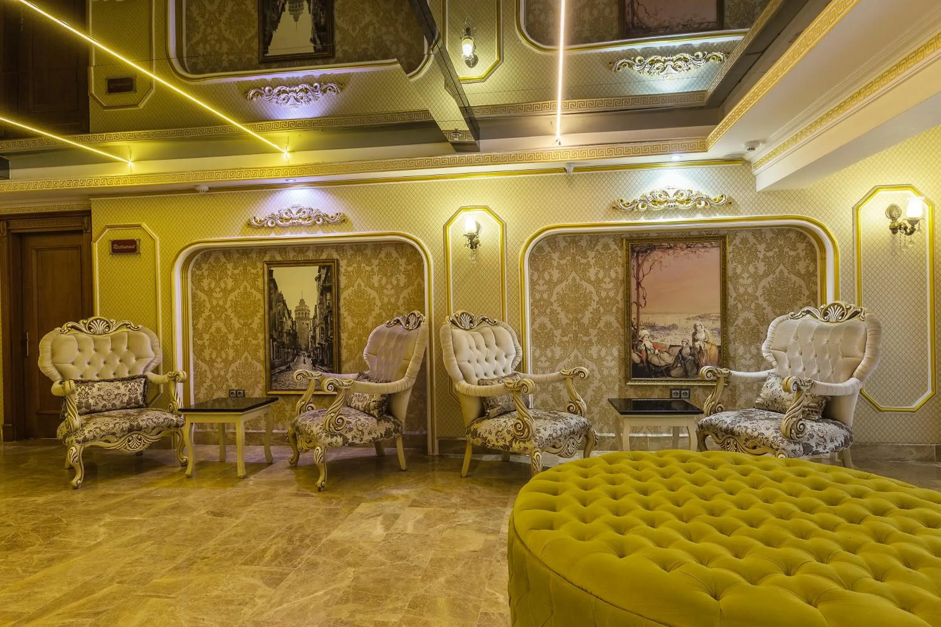 Lobby or reception in Lausos Palace Hotel Şişli Lobby or reception in Lausos Palace Hotel Şişli