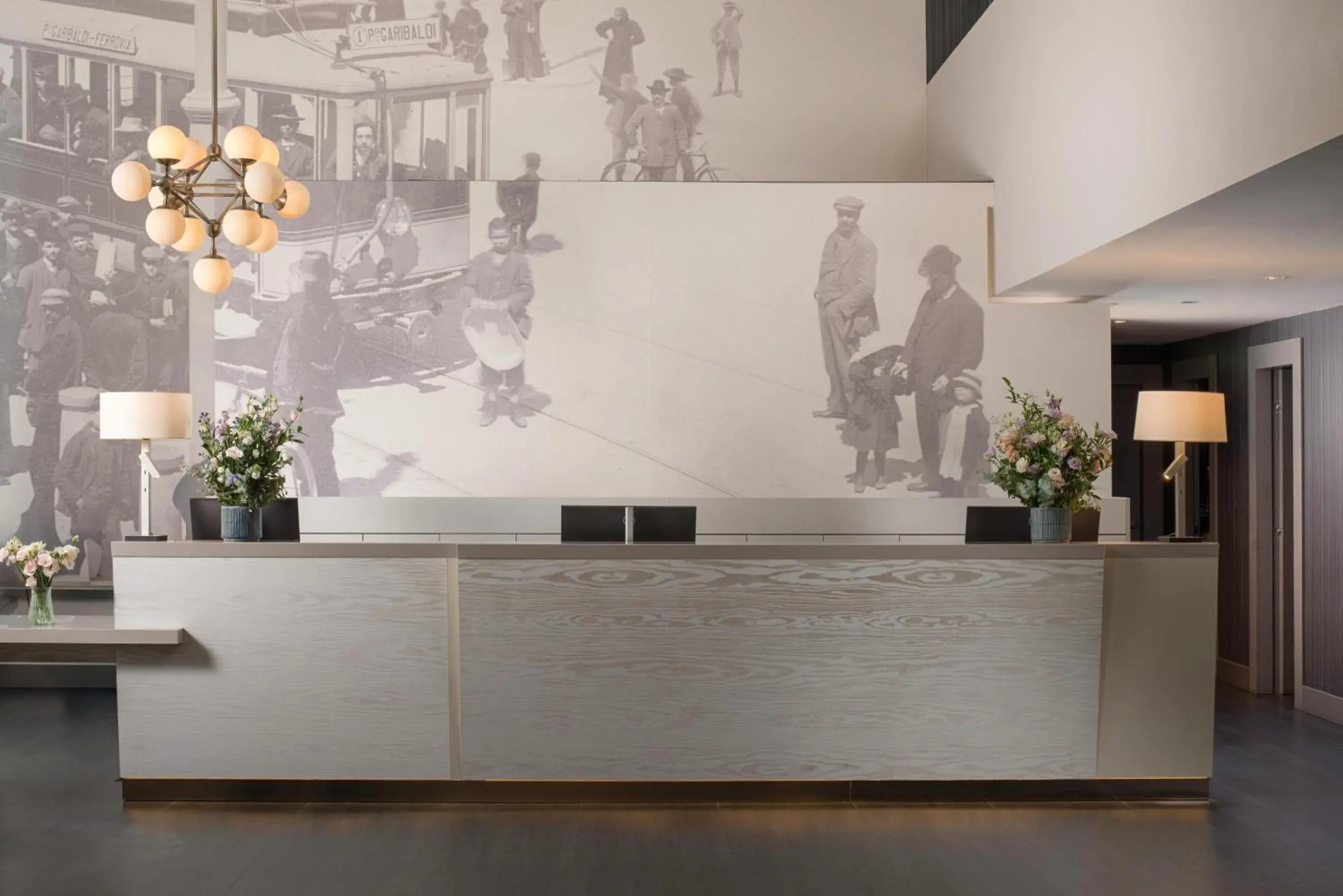 Lobby or reception in NH Parma Lobby or reception in NH Parma