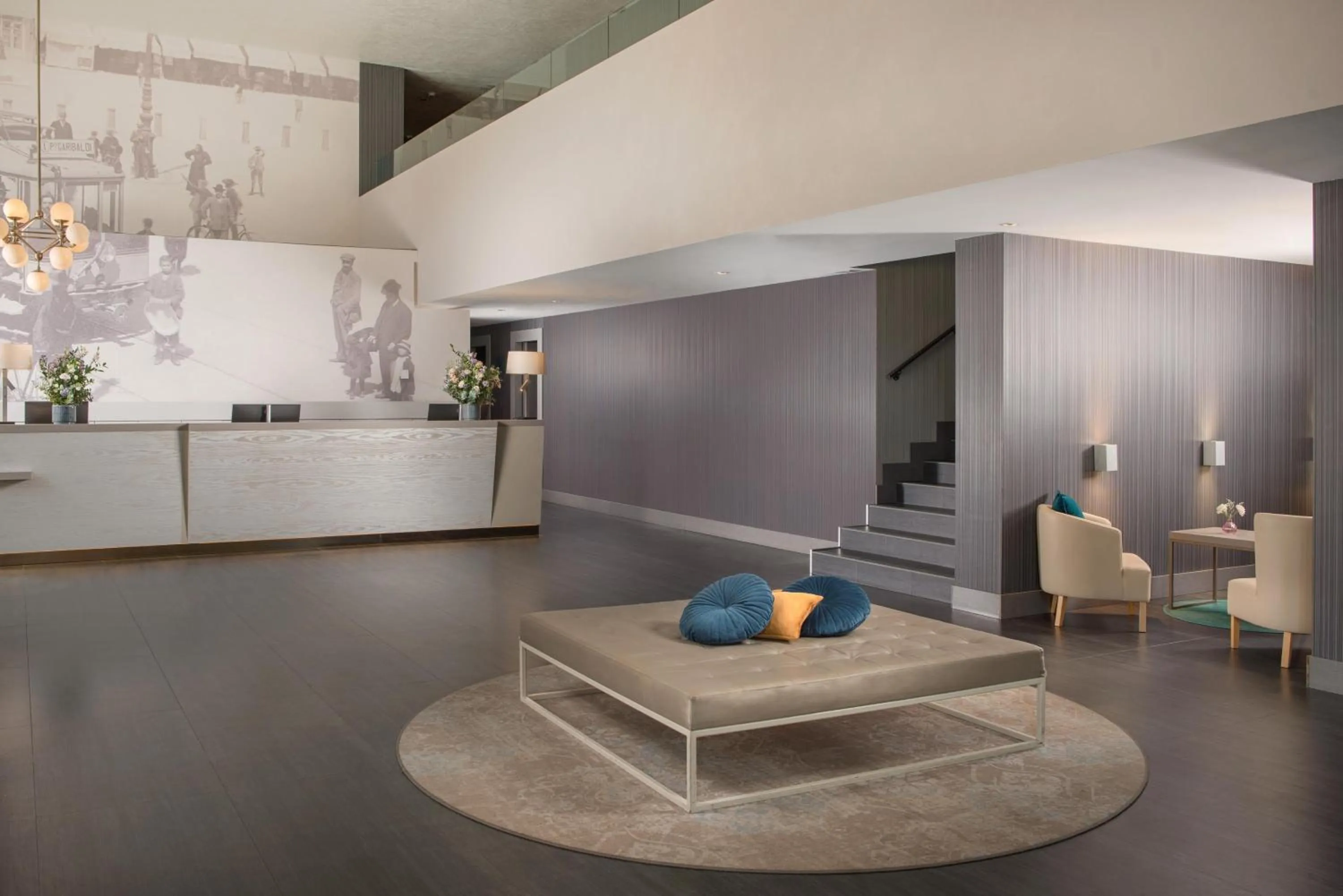 Lobby or reception in NH Parma