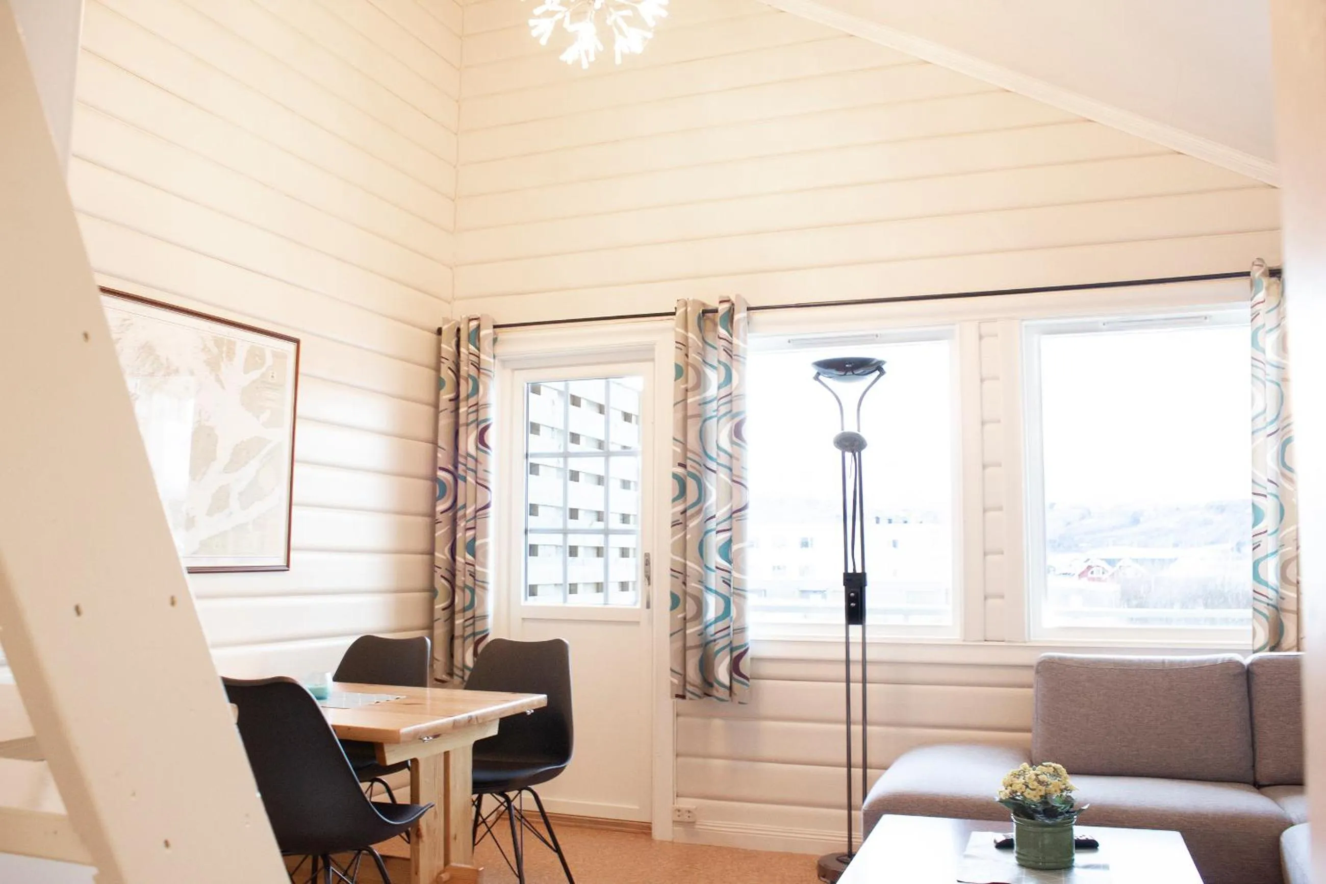 Living room in Topcamp Havblikk - Helgeland