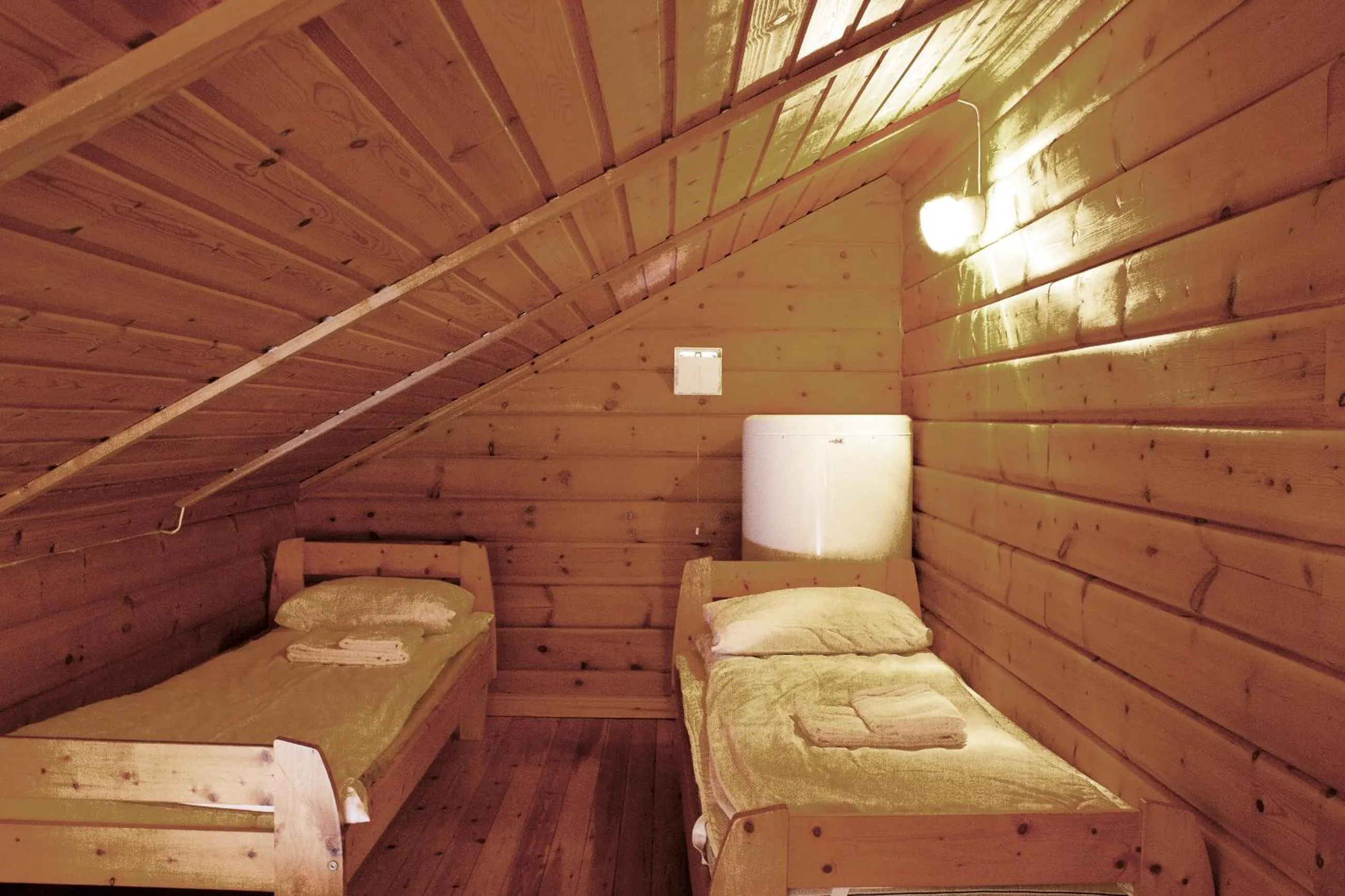 Bedroom, Bed in Topcamp Havblikk - Helgeland